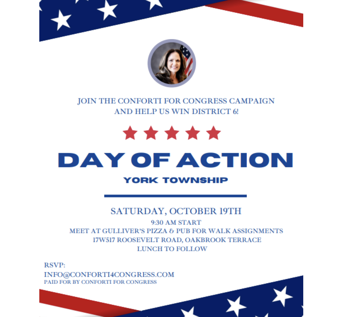 Walk with Conforti for Congress IL-06