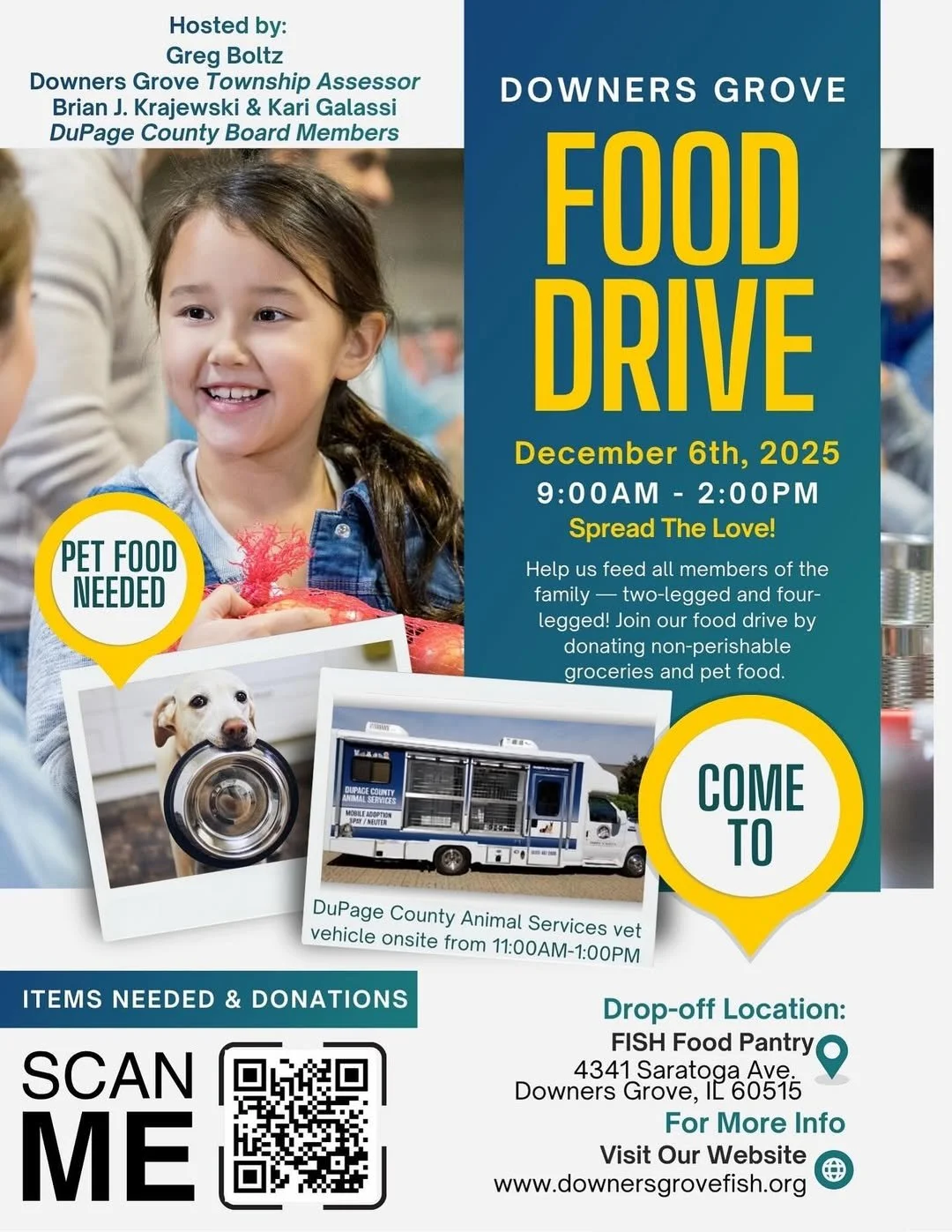 County Board District 3 &amp; Local Officials Pet Drive