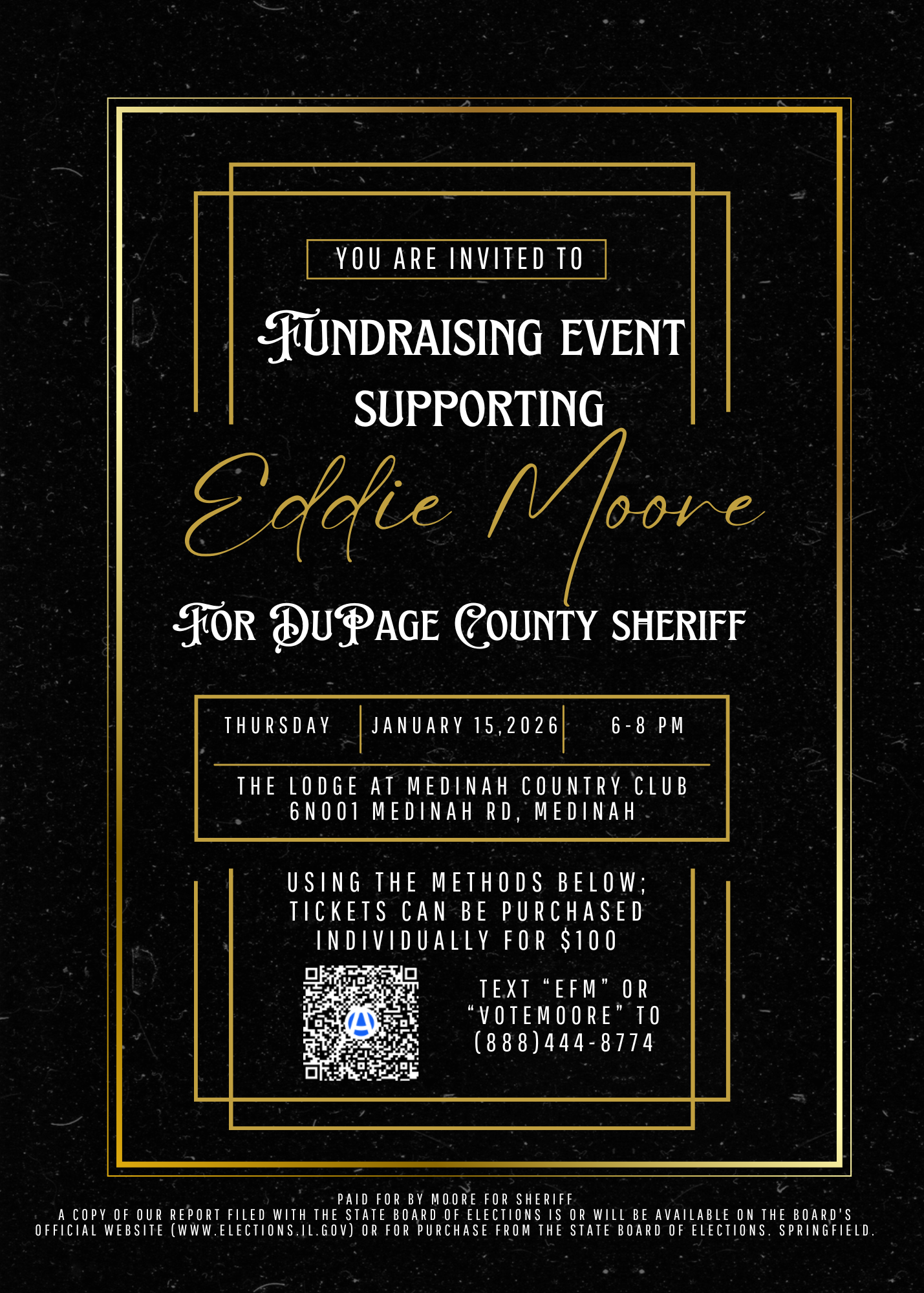 Moore for Sheriff Fundraiser