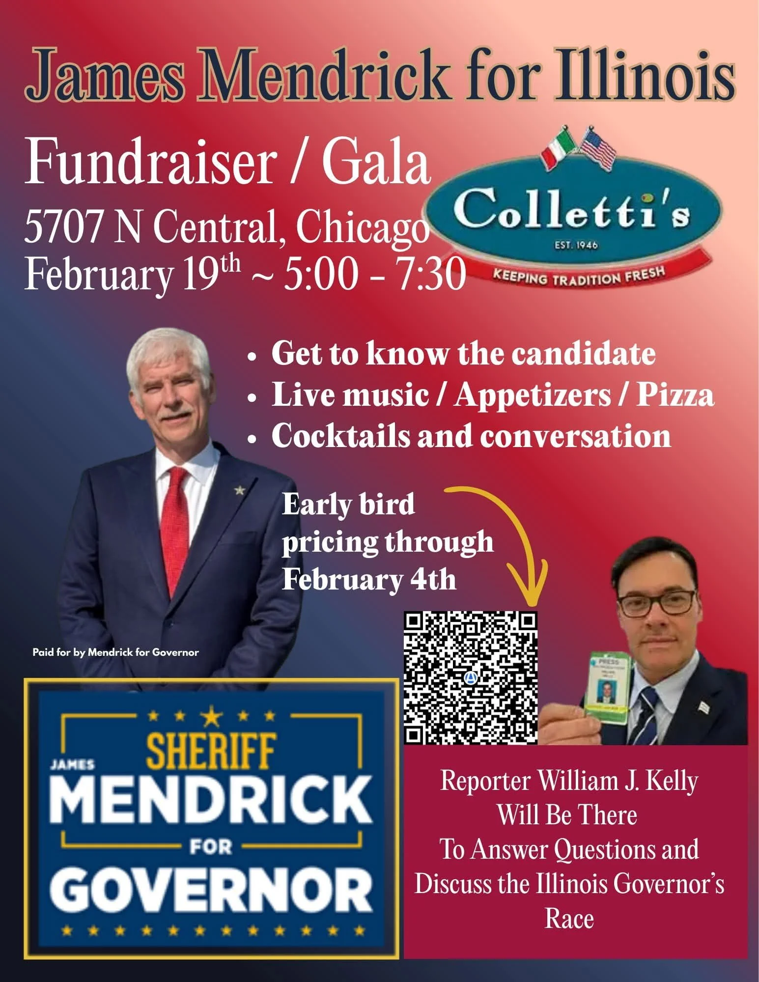 Mendrick for Governor Fundraiser