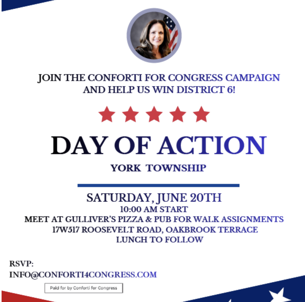 CONFORTI FOR IL-06 DAY OF ACTION