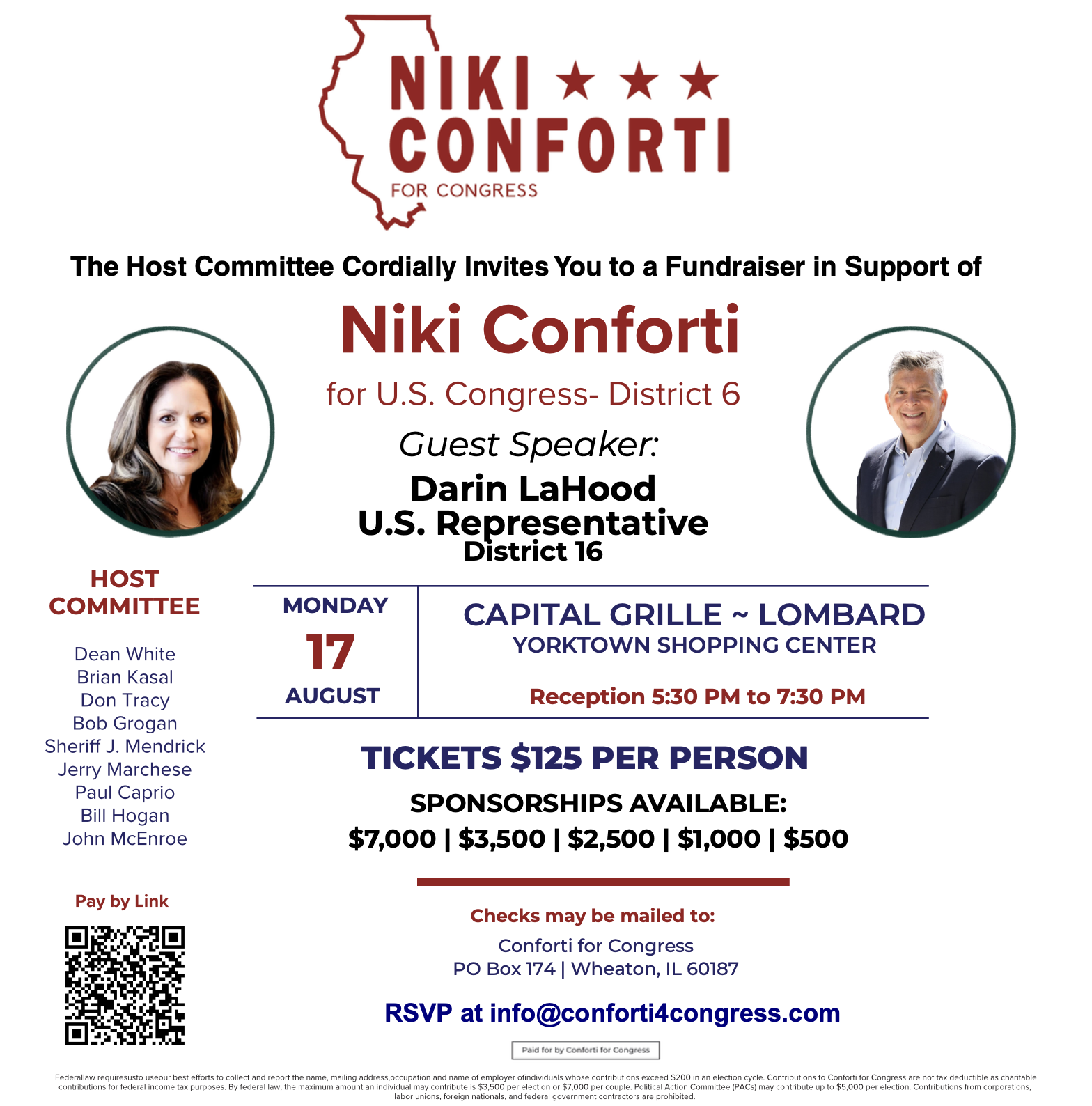  CONFORTI FUNDRAISER
