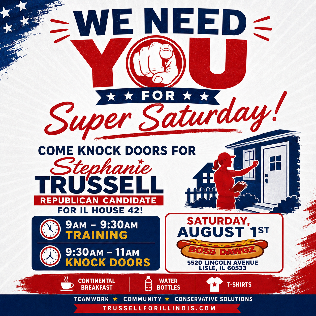 Trussell for State Rep Day of Action 