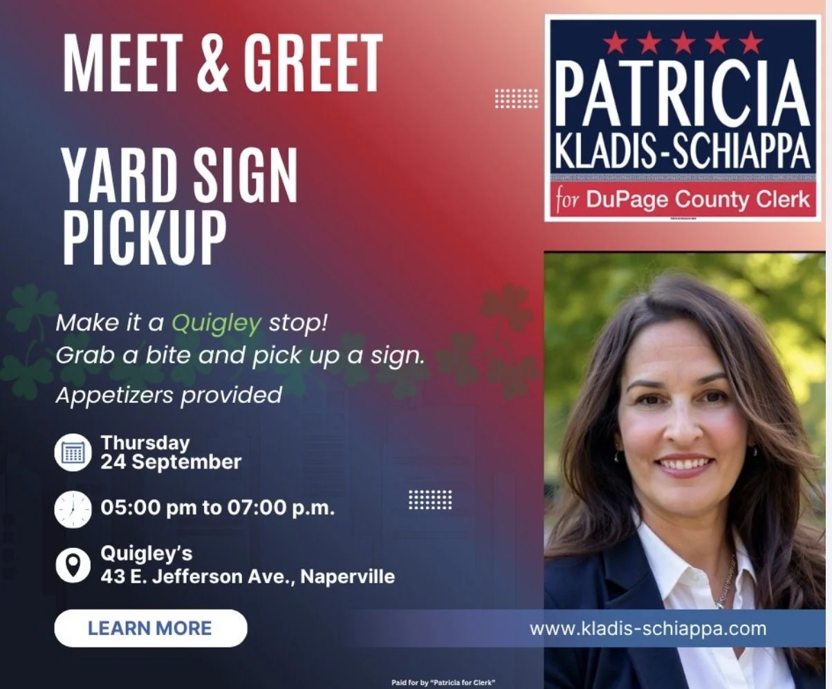 Kladis-Schiappa Yard Sign Meet & Greet