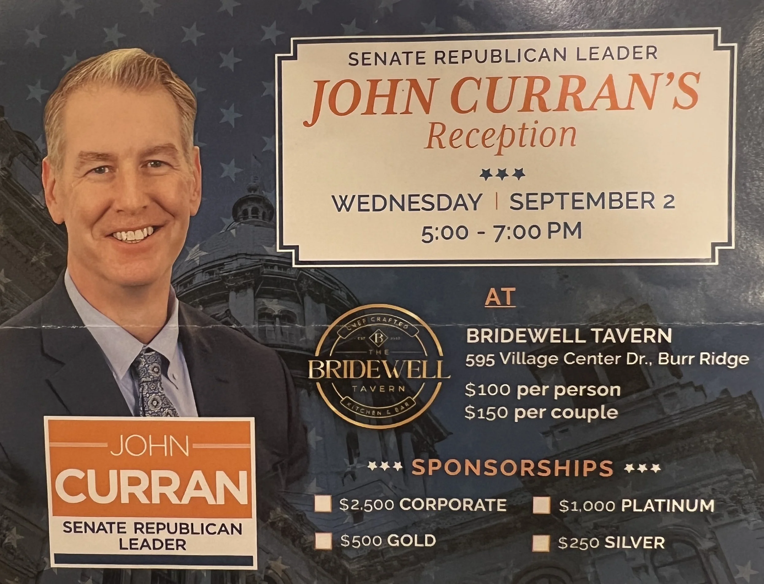 SENATE REPUBLICAN LEADER CURRAN RECEPTION