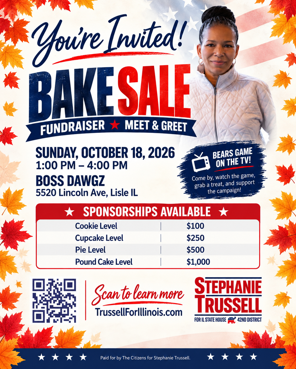 Trussell for State Rep 42 Bake Sale