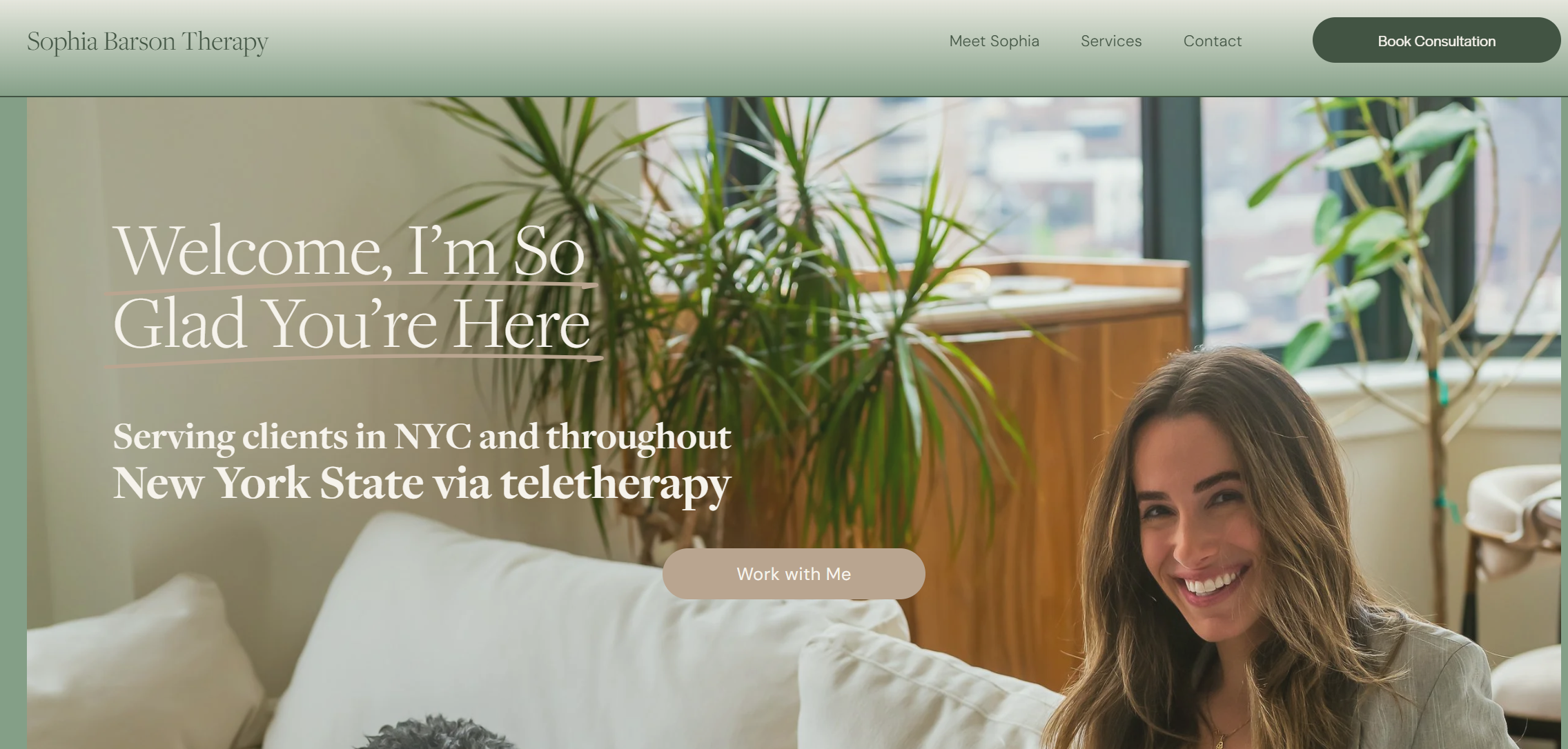 Building a website for NYC therapist - mental health copywriter