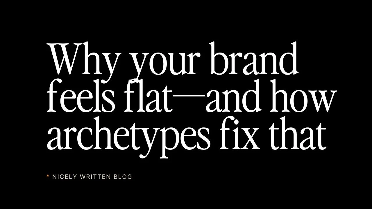 Why your brand feels flat — and how archetypes fix that