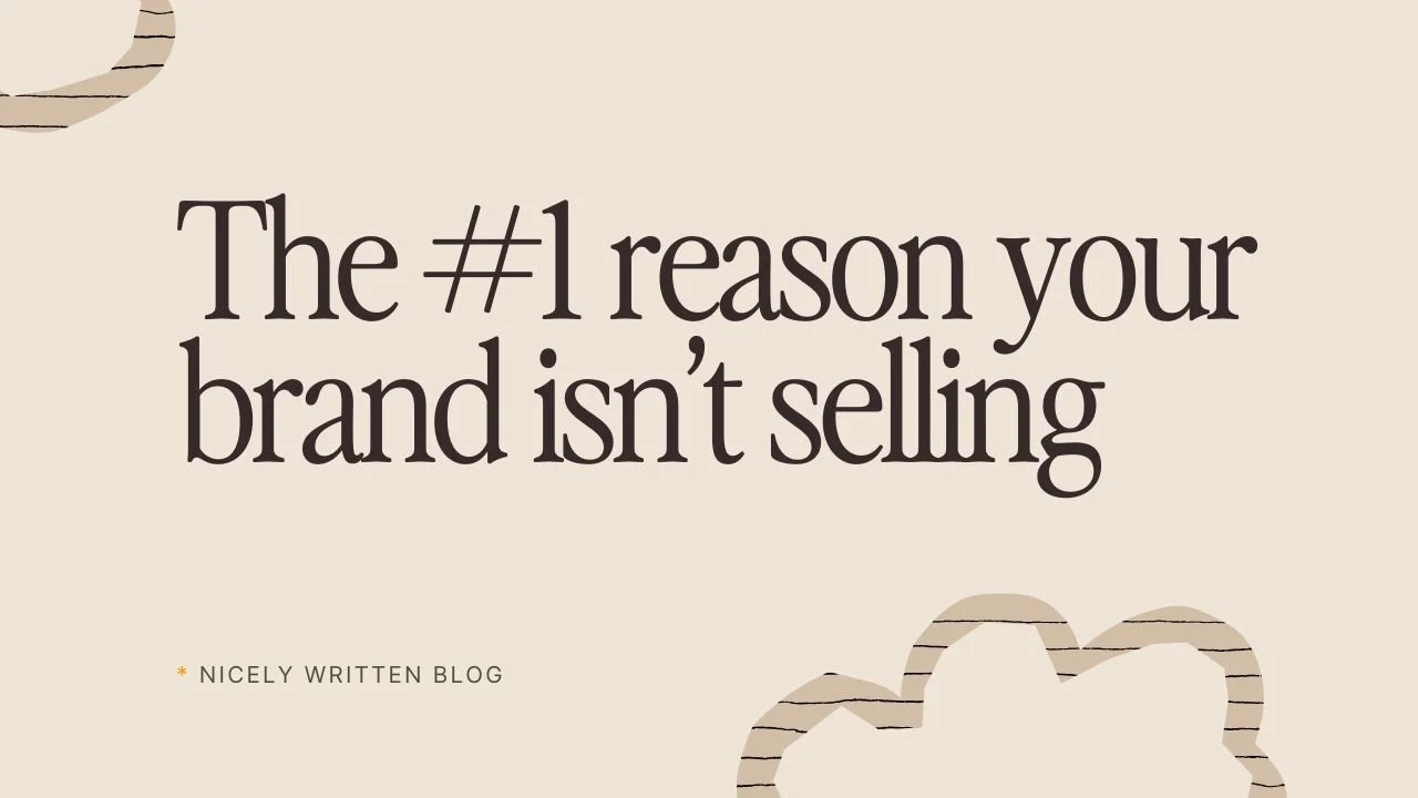 The #1 reason your brand isn’t selling (and it’s not your offer)