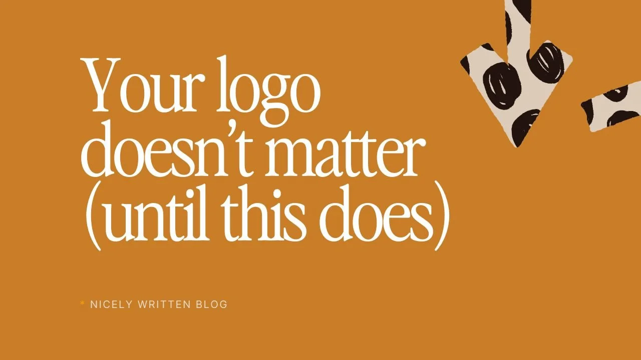 Your logo doesn’t matter (until this does)