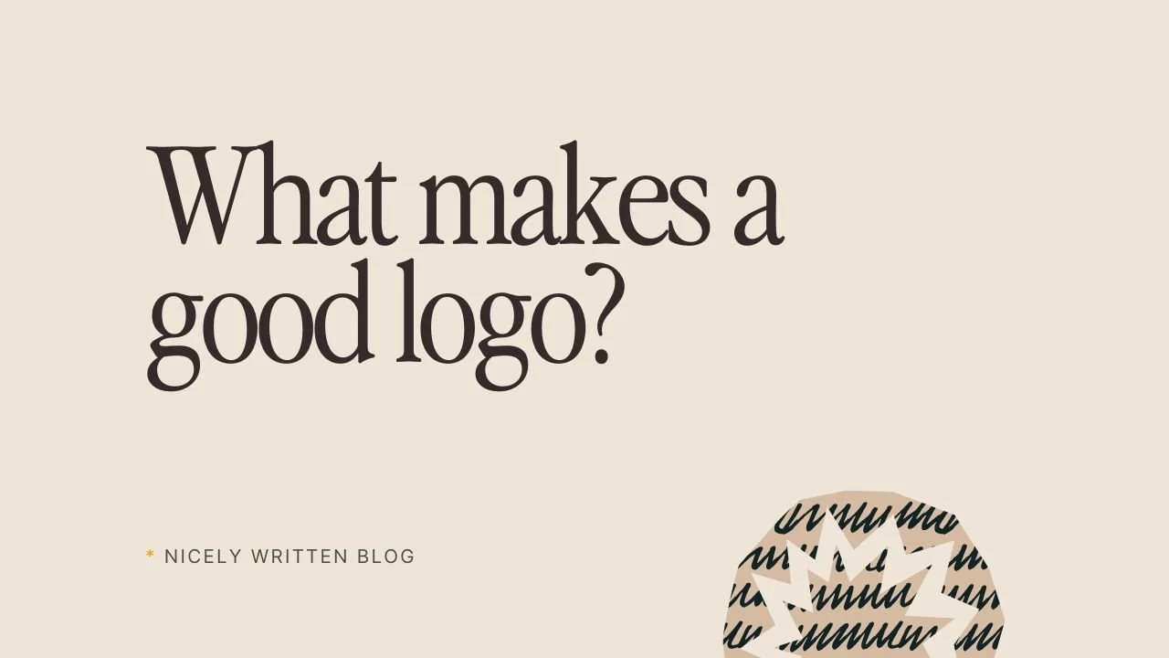 What makes a good logo?