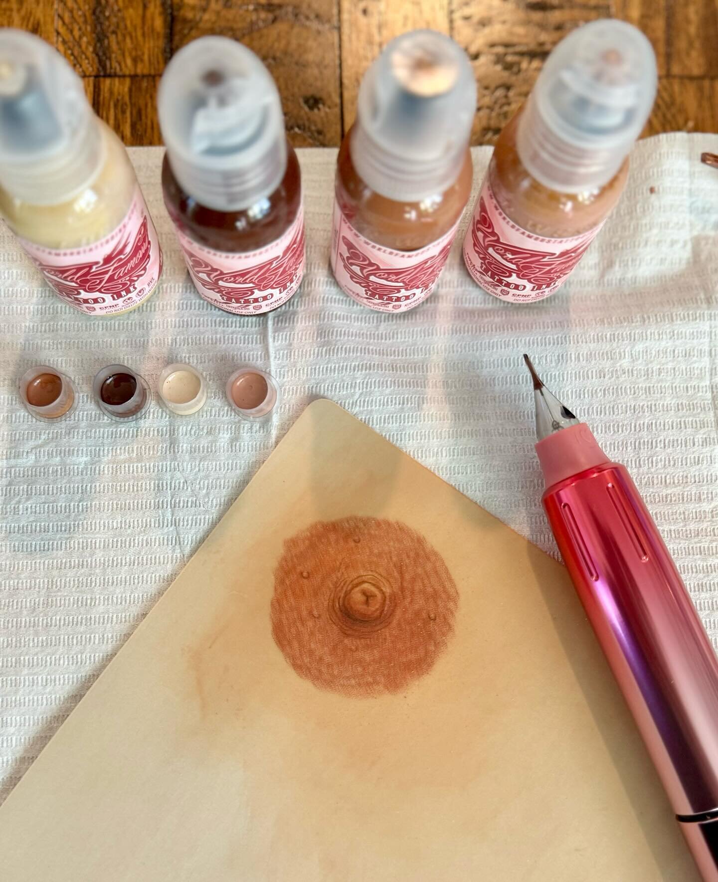 Sunday art practice. 🎨👩&zwj;🎨

#paramedicaltattoo #3dareola #3dareolatattoo #3dareolarestoration #breastcancersurvivors #breastreconstruction #restorativetattoo