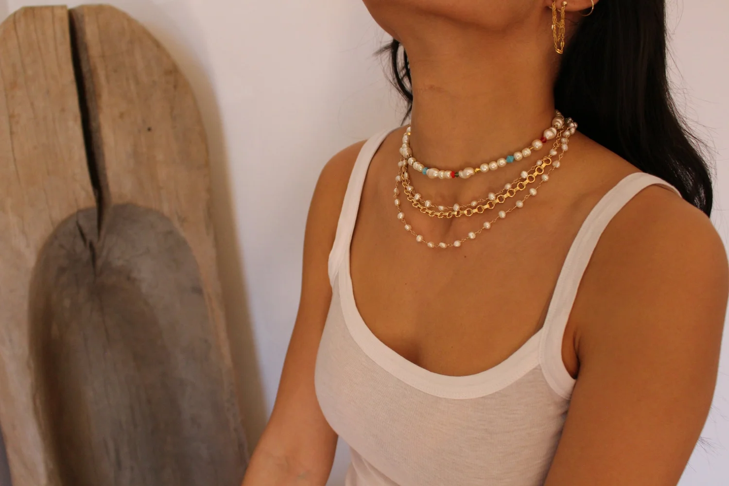 【TommassiniJewelry】Chunky Pearlネックレス TommassiniJewelry】Chunky Pearlネックレス (TOMMASSINI
