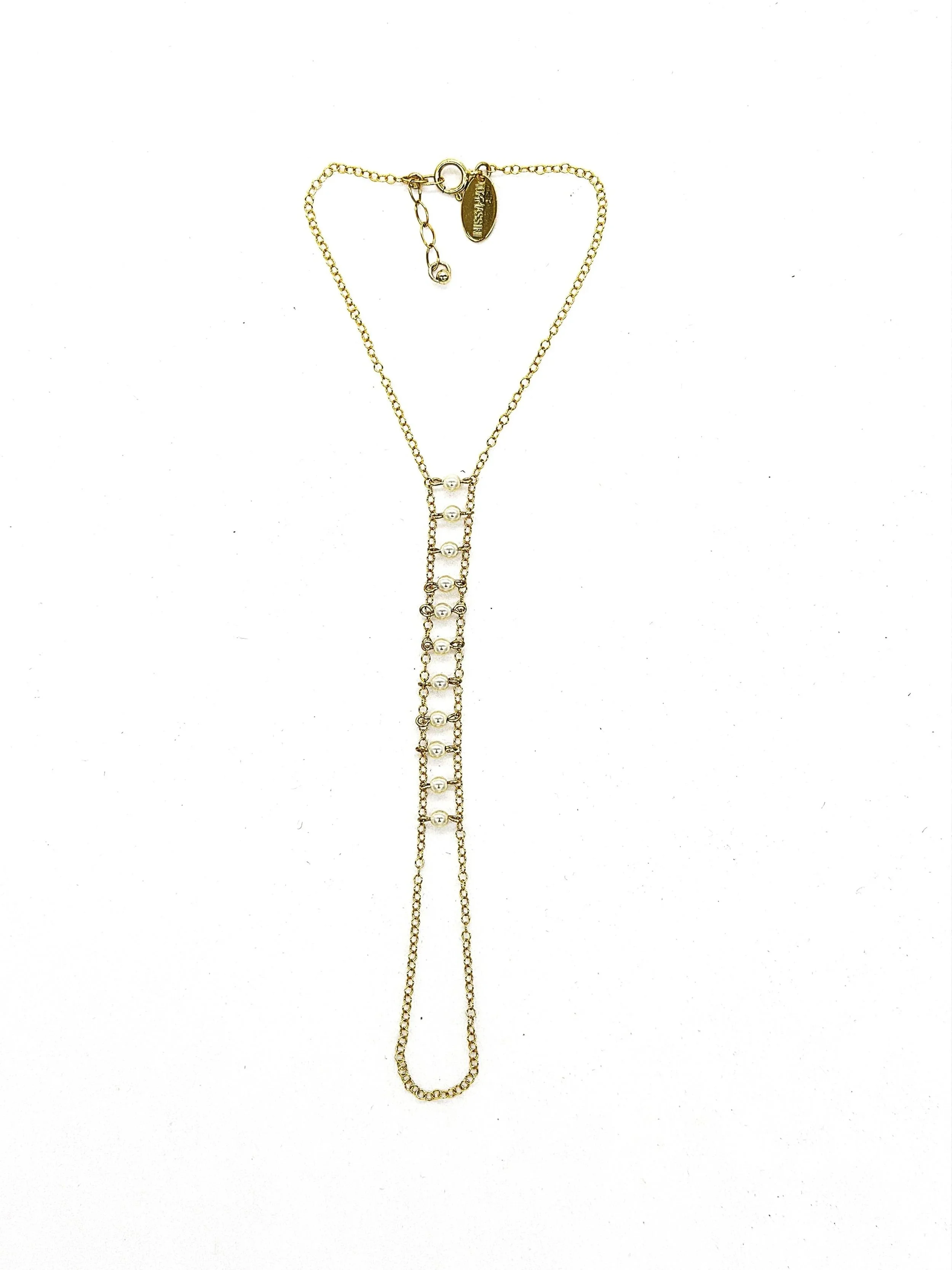 Pearll Ladder Hand Chain