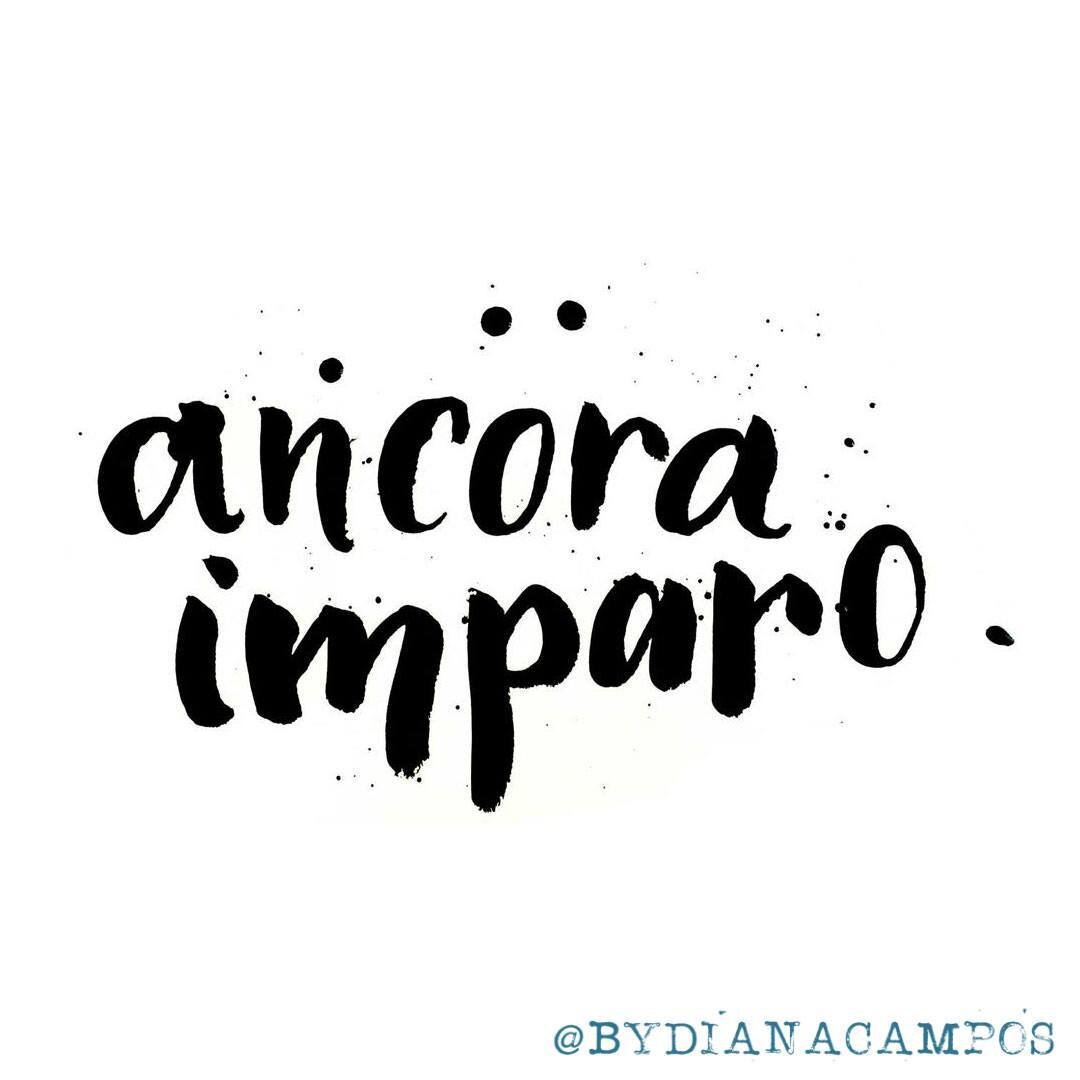 Ancora Imparo is probably my favorite quote. However, there is some confusion about it. &quot;Ancora imparo&quot; translates to &quot;Still, I am learning&quot; Michelangelo is accredited for this quote when he was 87yrs old. I have read that he eith
