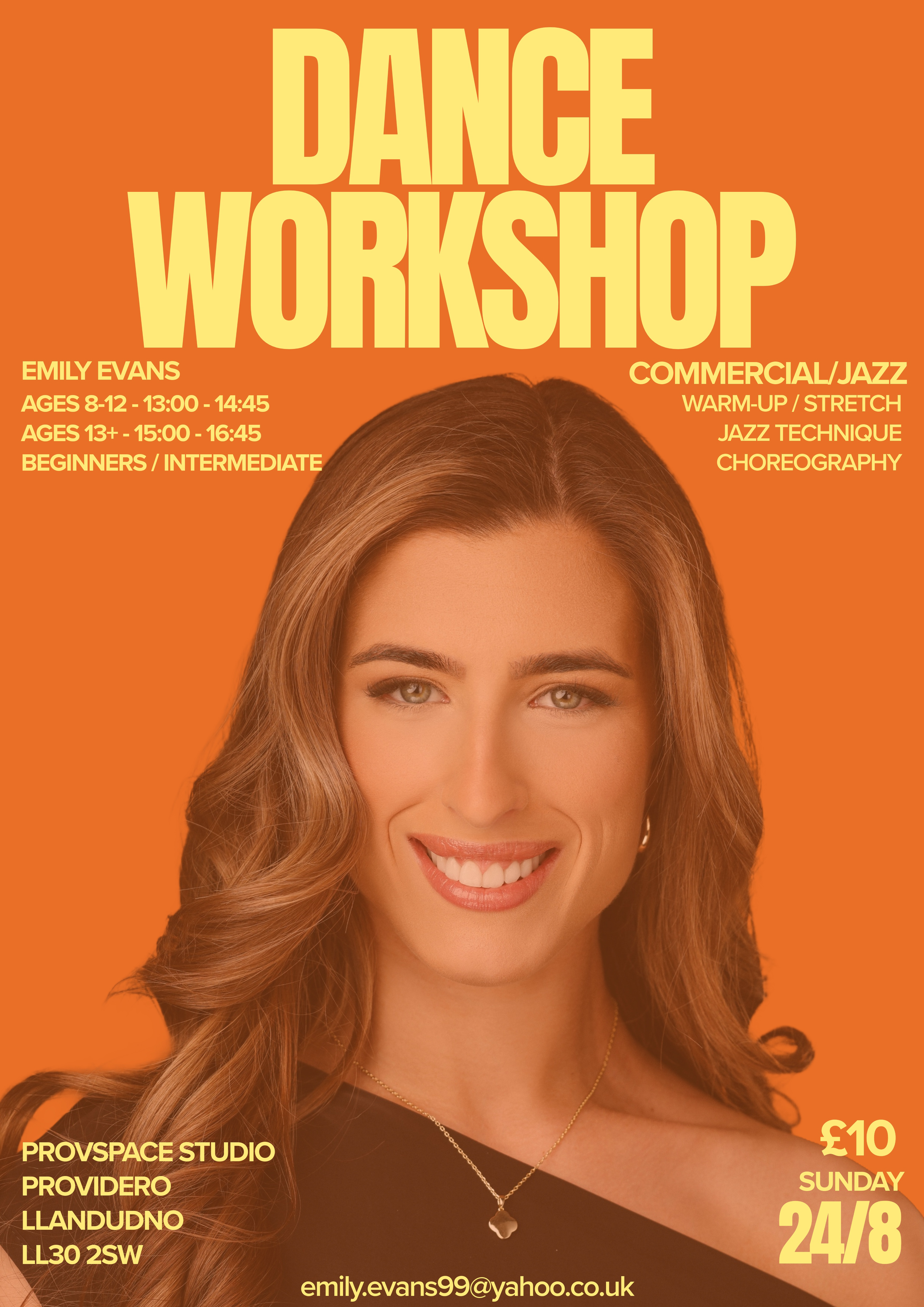 SUMMER DANCE WORKSHOP with EMILY EVANS