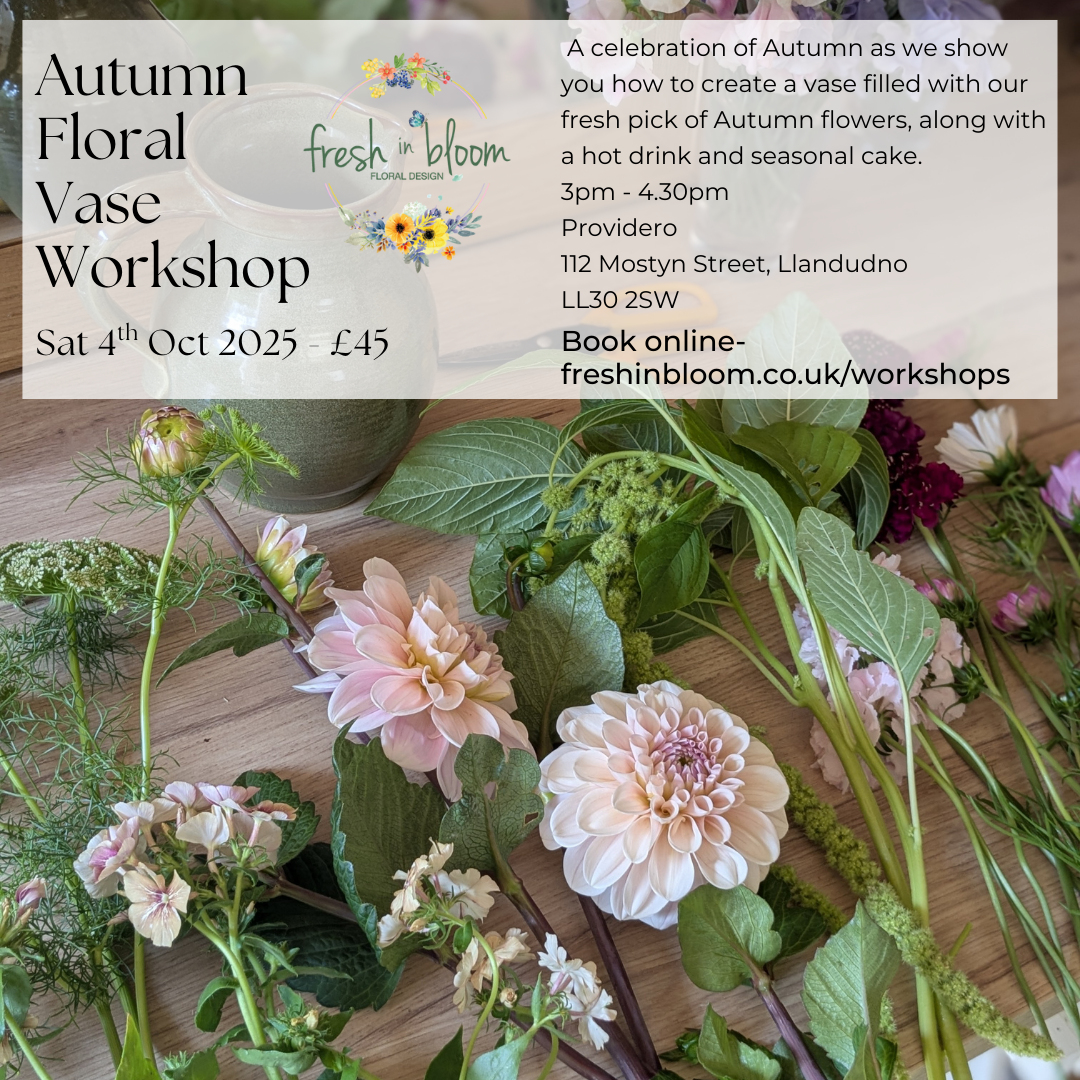 AUTUMN VASE WORKSHOP with FRESH IN BLOOM FLORIST