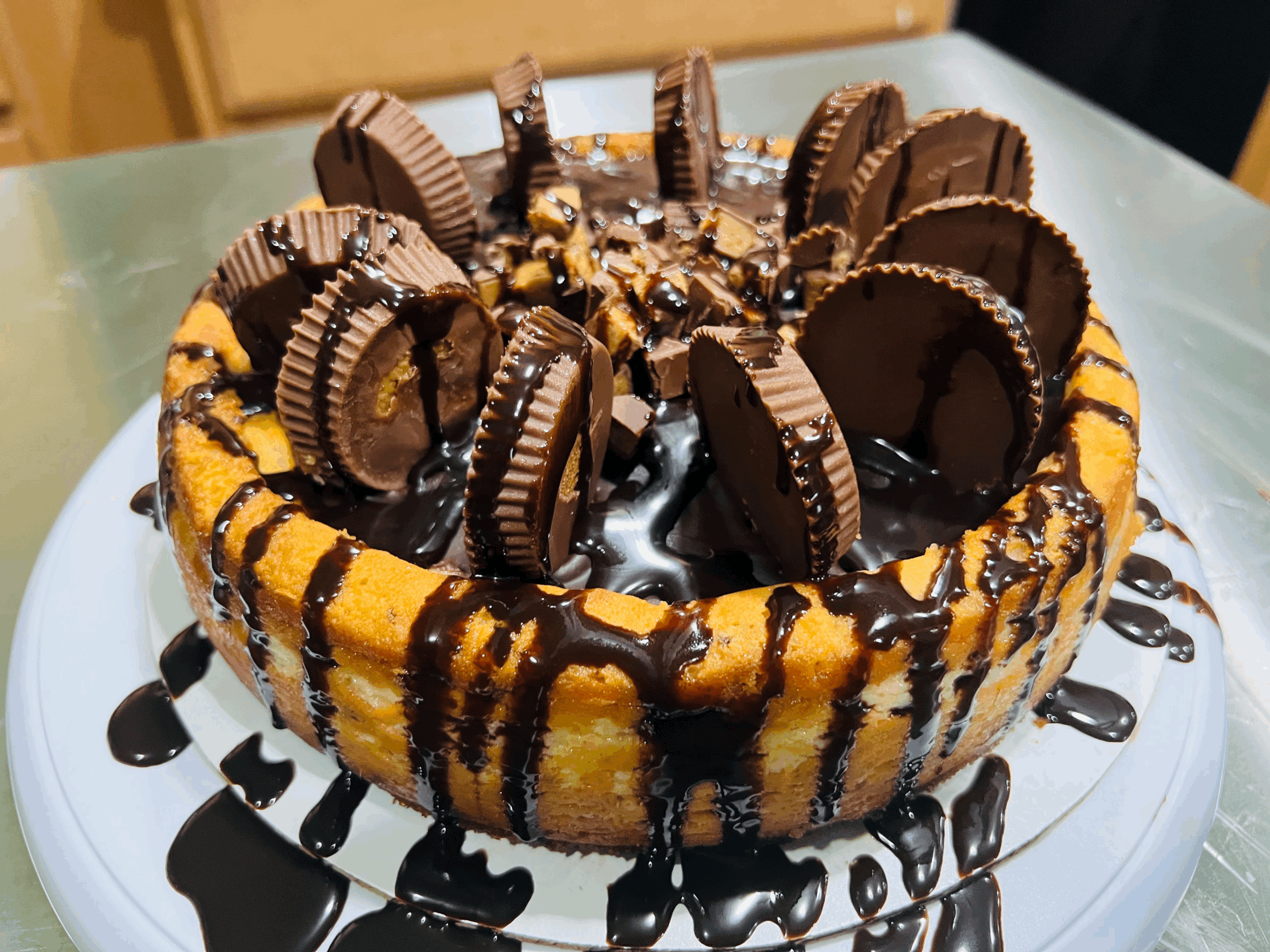 Reese Cup Cheesecake