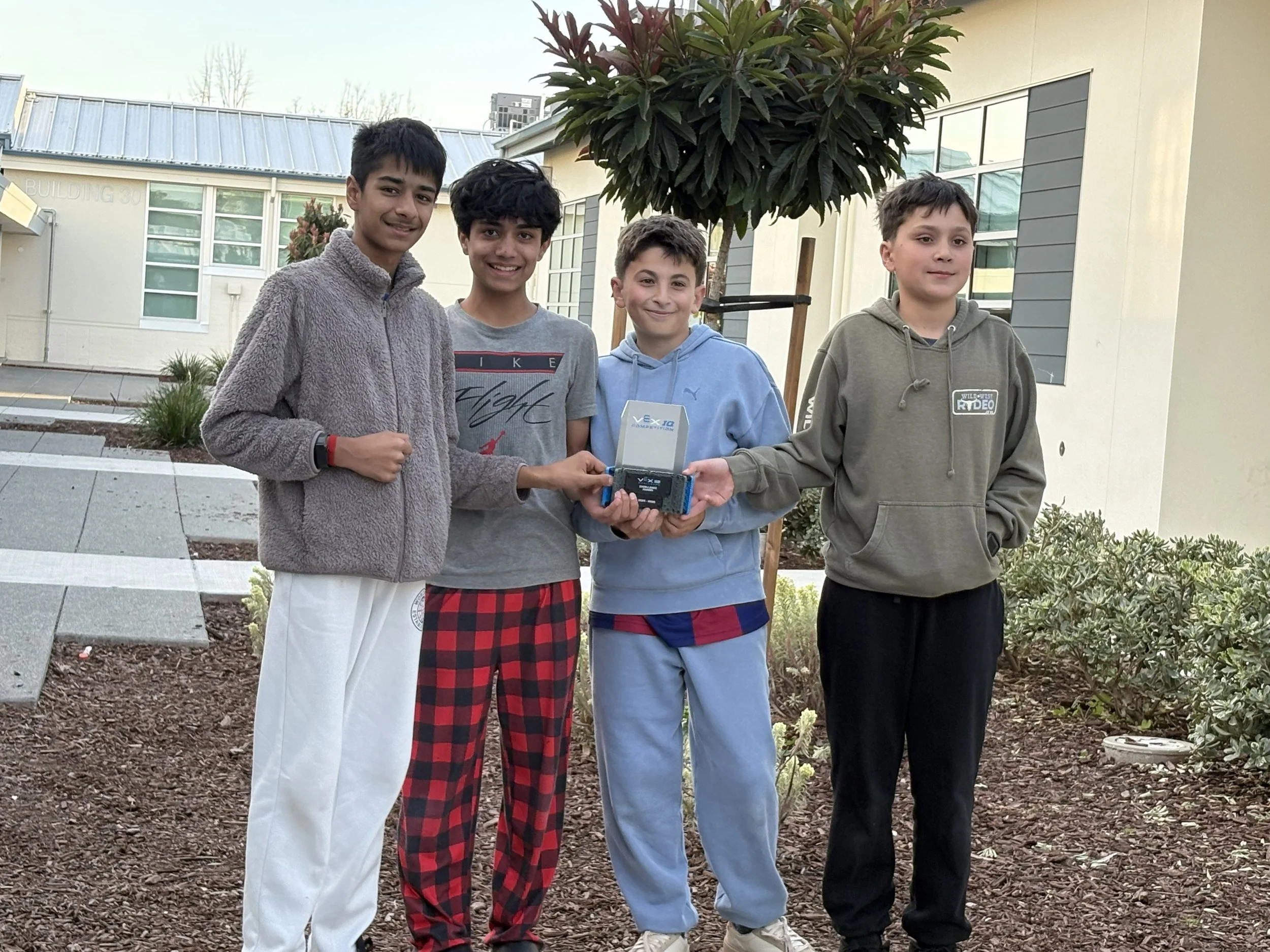 VEX IQ team wins excellence award