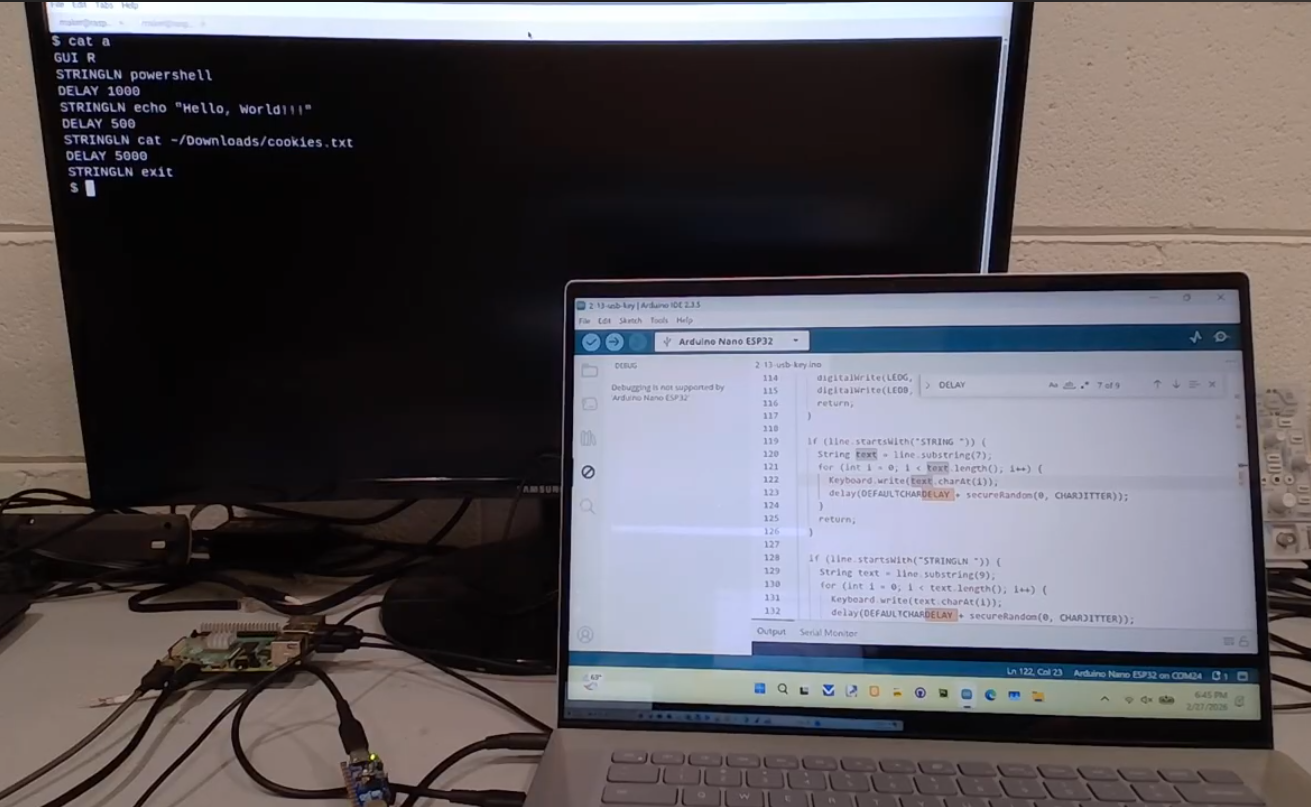 Keystroke injection project