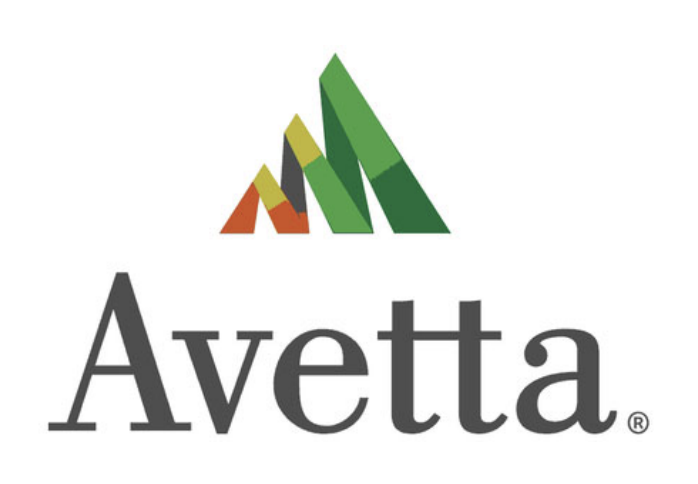 Logo with stylized mountain peaks and the word "Avetta" underneath.