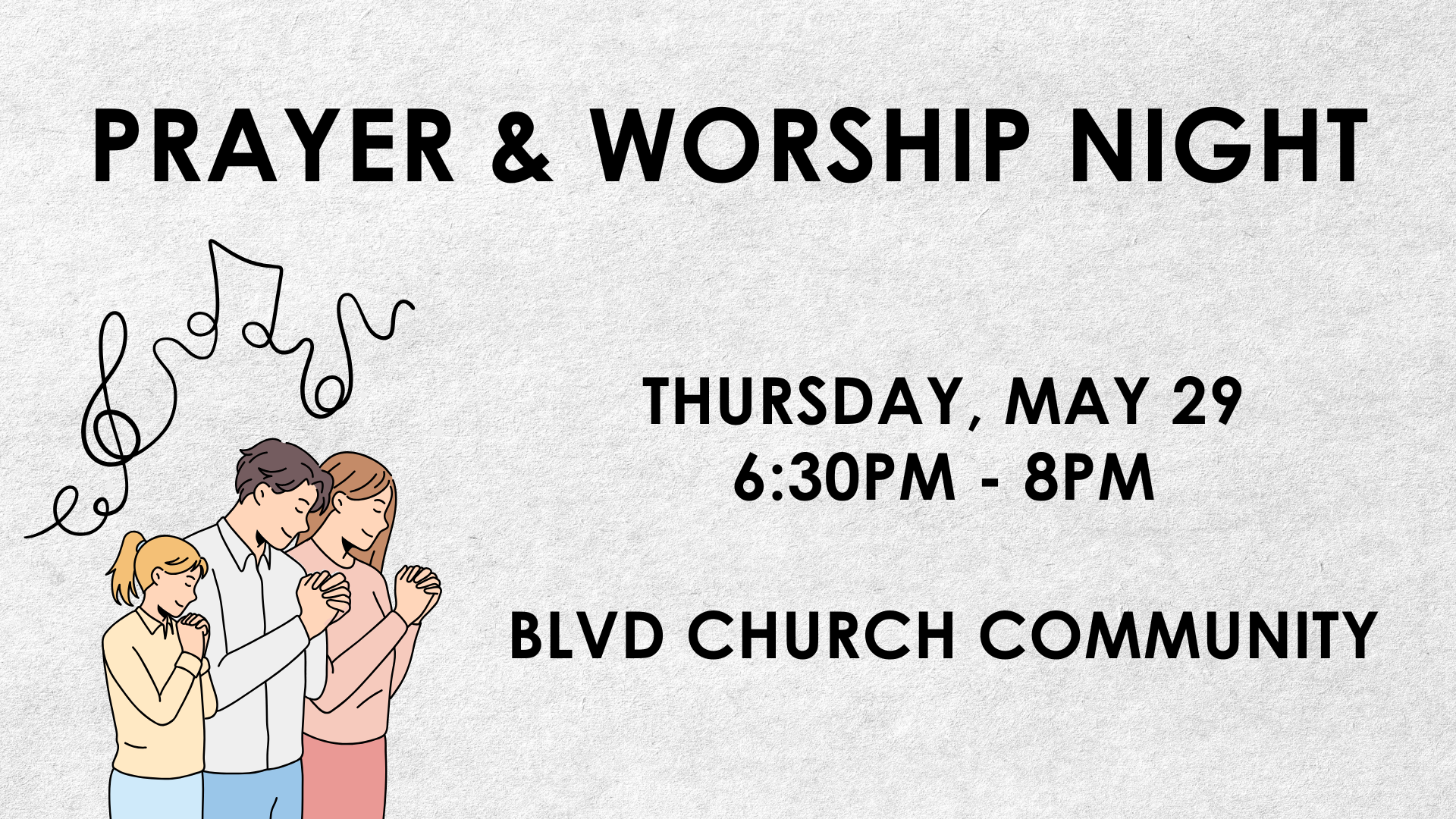 Prayer and Worship Night