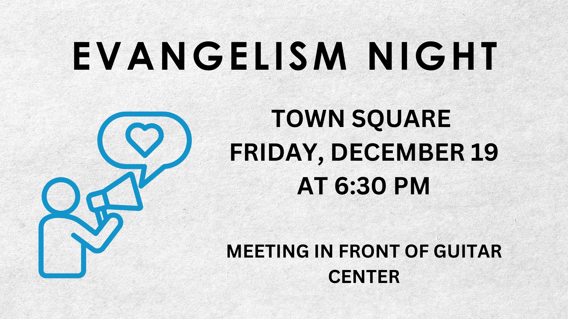 Evangelism Night