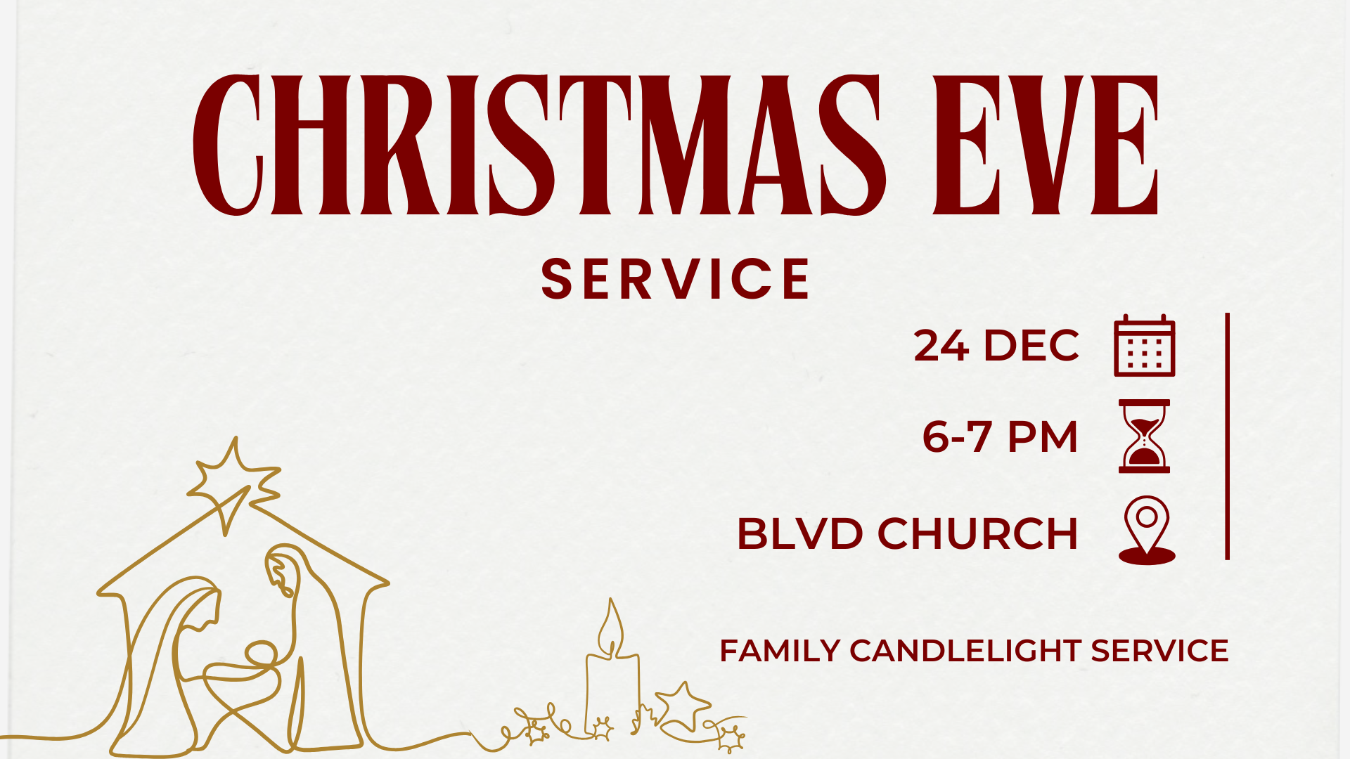 Christmas Eve Candle Light Service