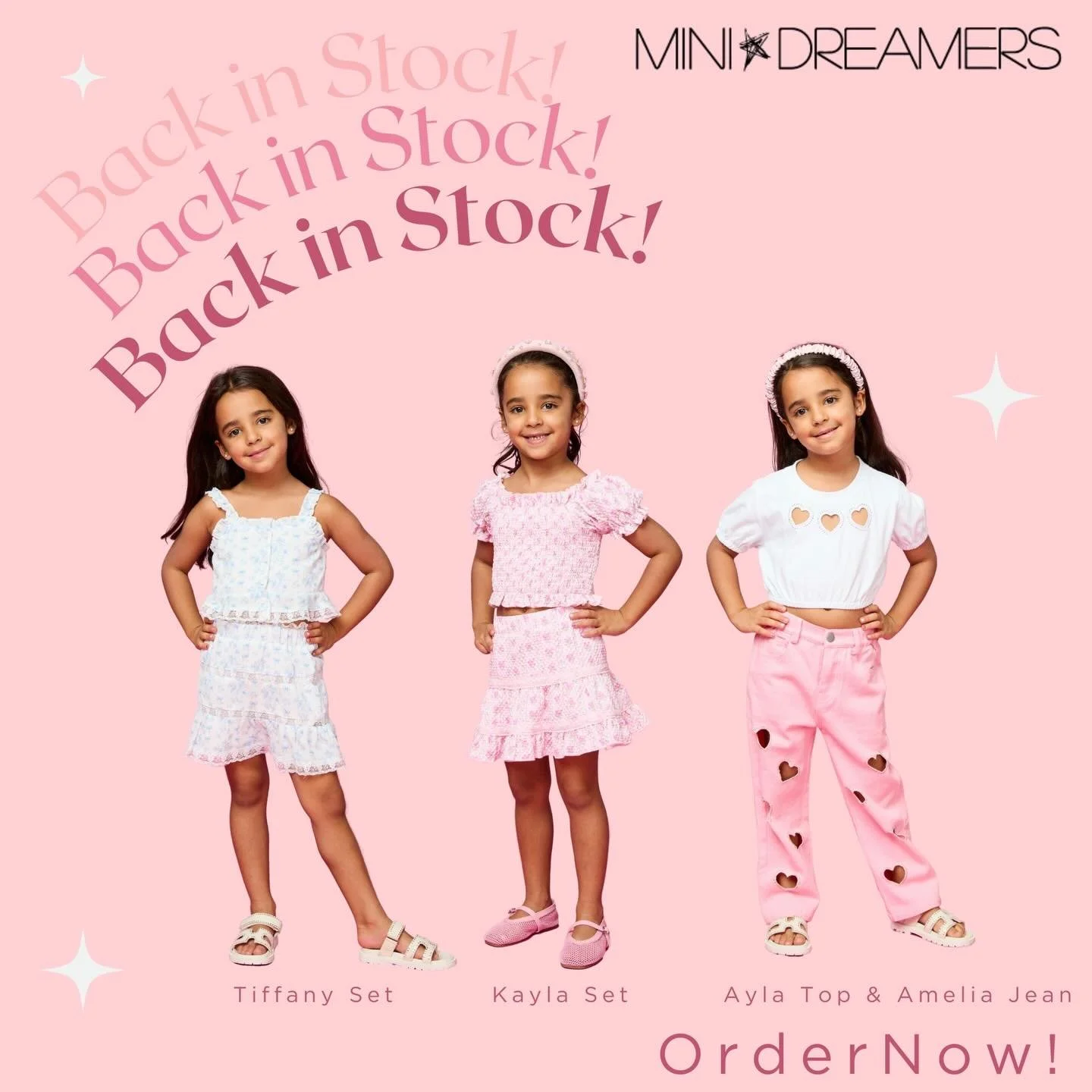 Best spellings SPRING styles have been restocked from @minidreamerskids 🌸 Order asap, qtys limited 🦋