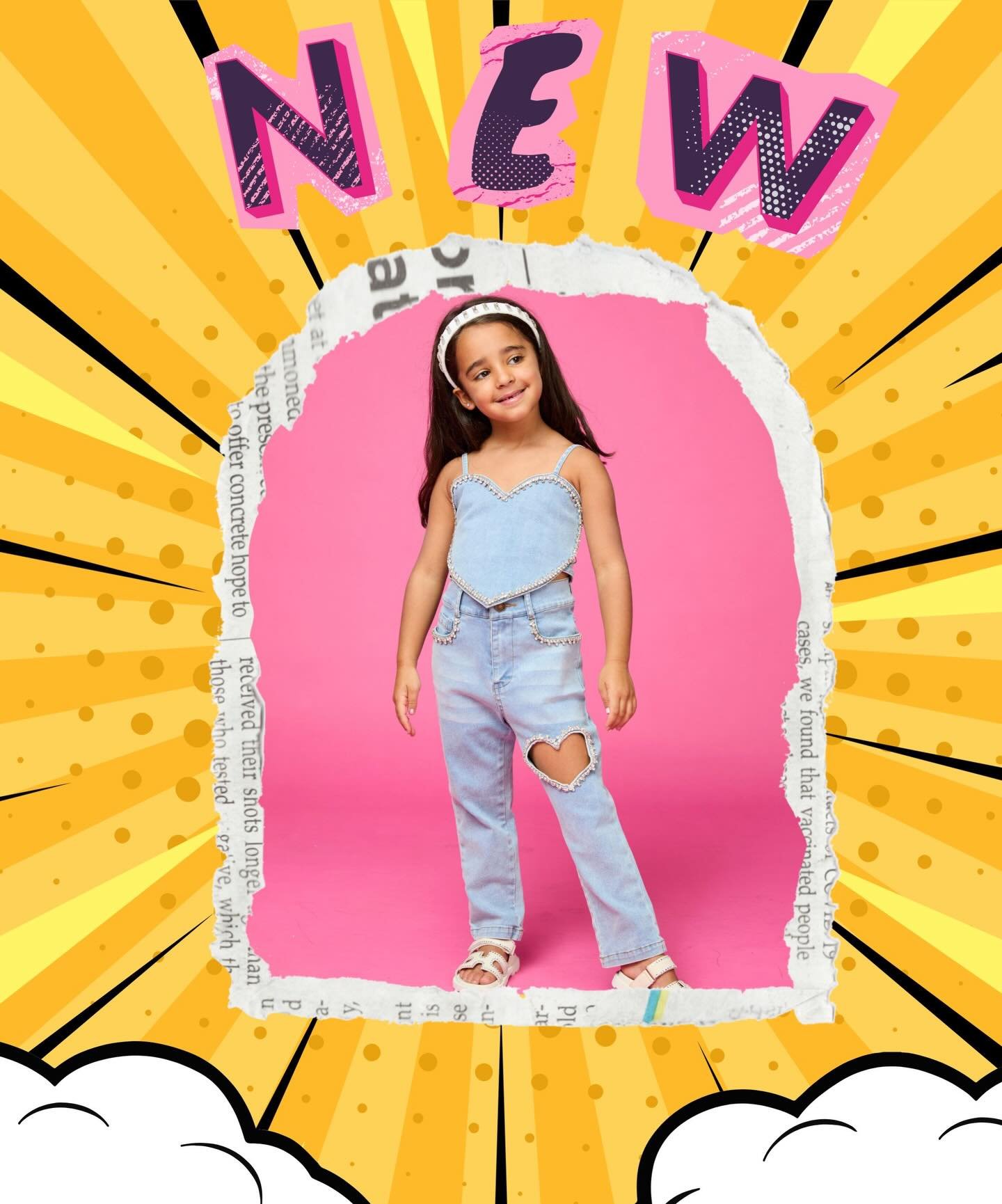 NEW 🤍 tank and jean NOW SHIPPING from @minidreamerskids 🫶🏼