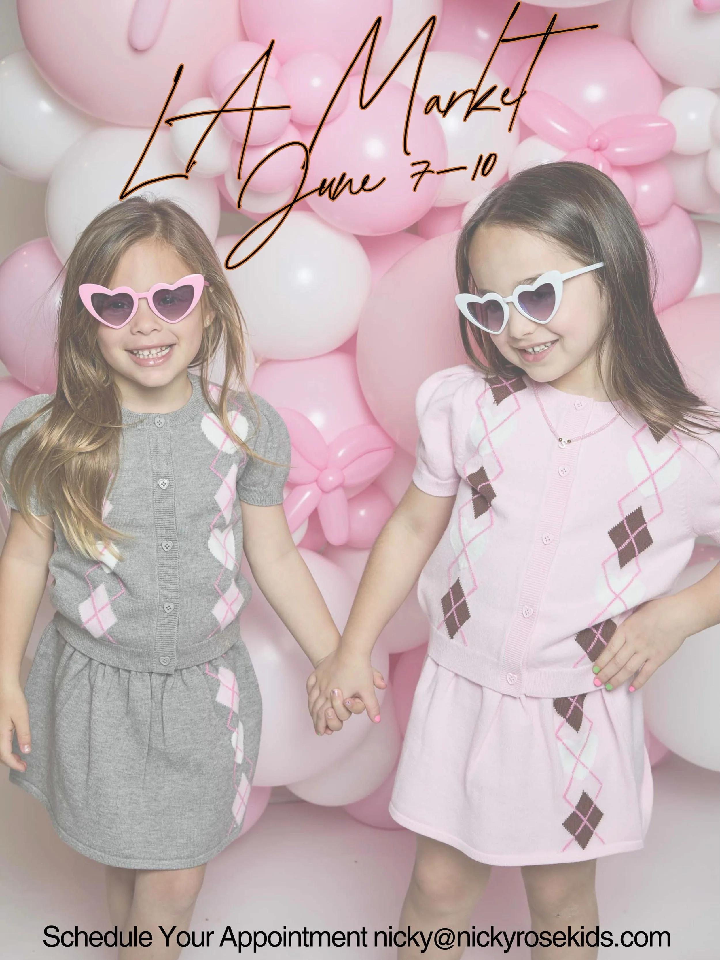 LA Market -> June 7-10 @nickyrosekids Showroom. Come see our NEW brands and fall/holiday from your favorites