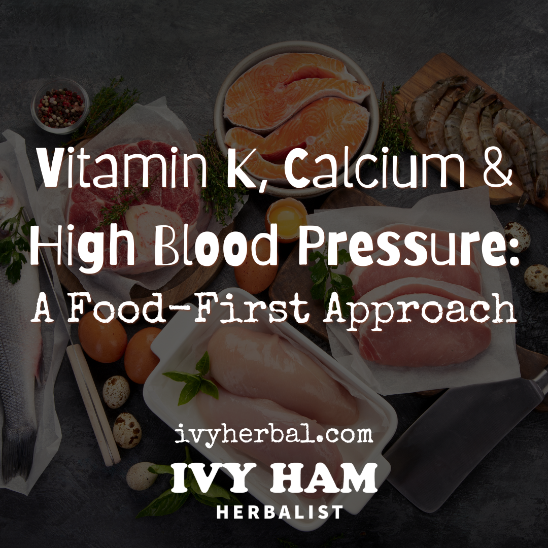 Vitamin K, Calcium, and High Blood Pressure: A Food-First Look