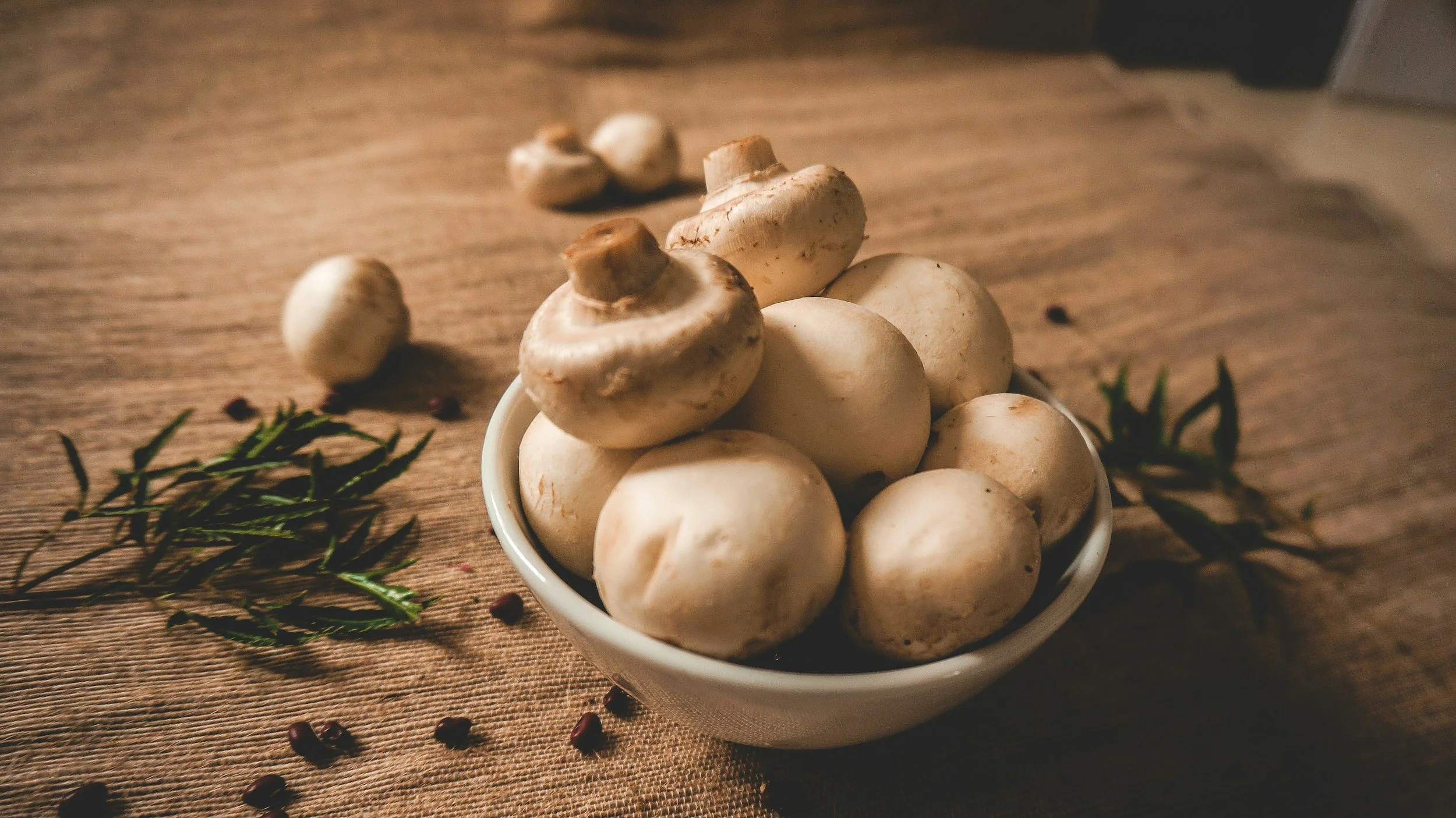 White Button Mushrooms for Hormone Balance + Garlic Butter Recipe