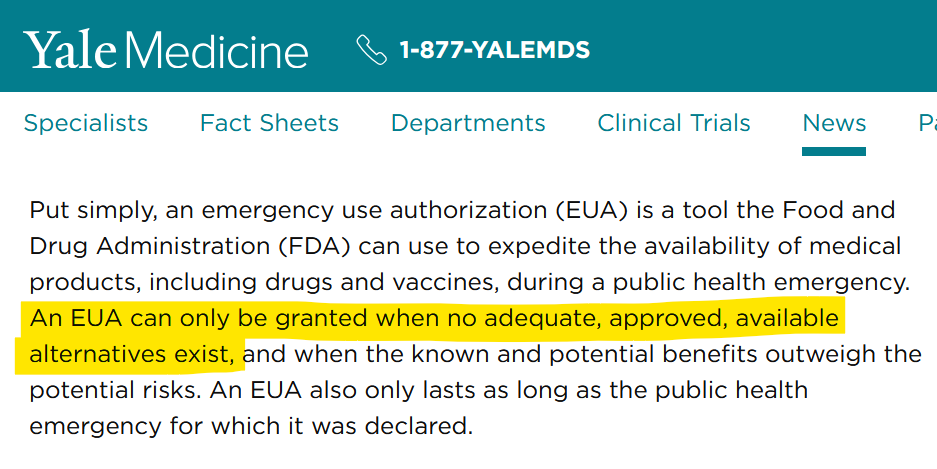 Emergency Use Authorization Definition