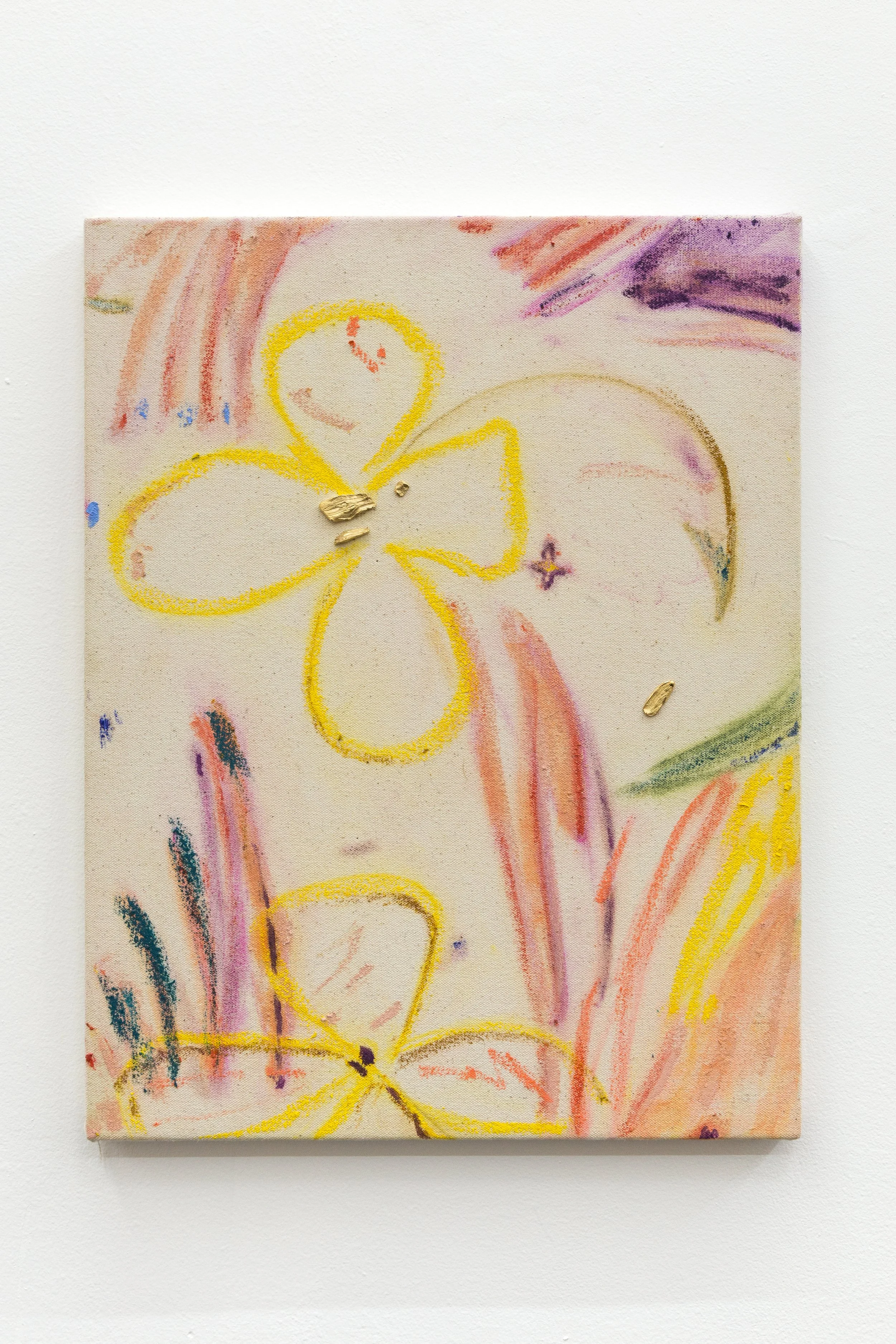 Painting Punctuation
Gold plated silver and Oil on Canvas

Documentation by Panisa Ongwat