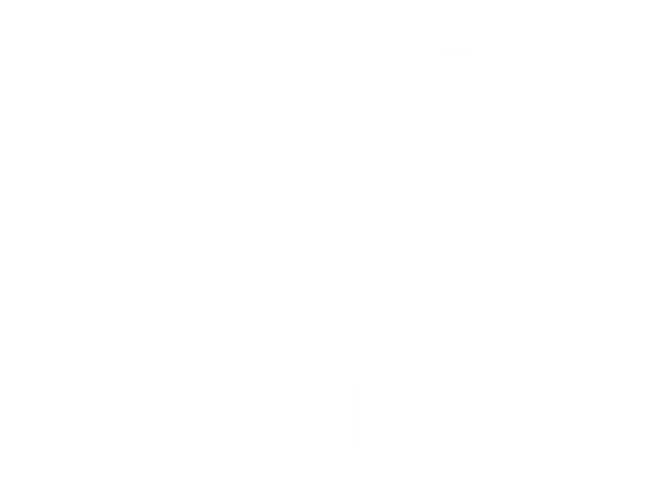 Weisshaus-Logo mit einem stilisierten Schlüssel und dem Schriftzug 'WEISSHAUS' auf schwarzem Hintergrund.
