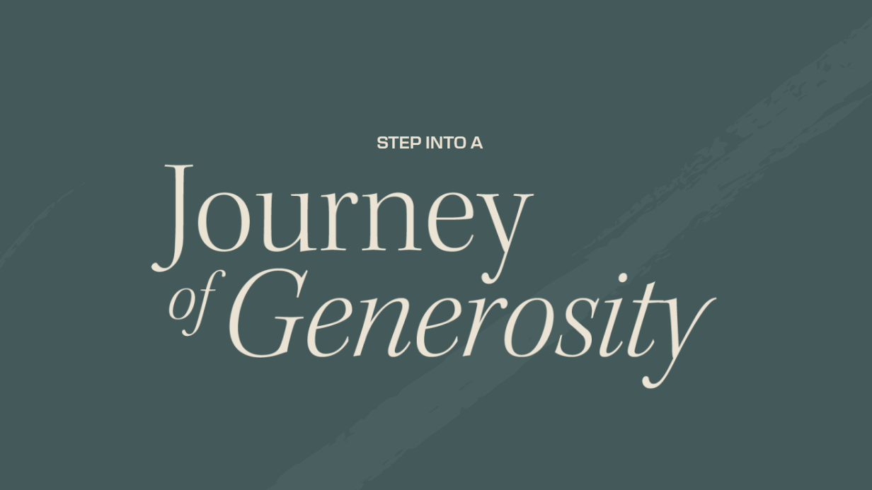 The Journey of Generosity