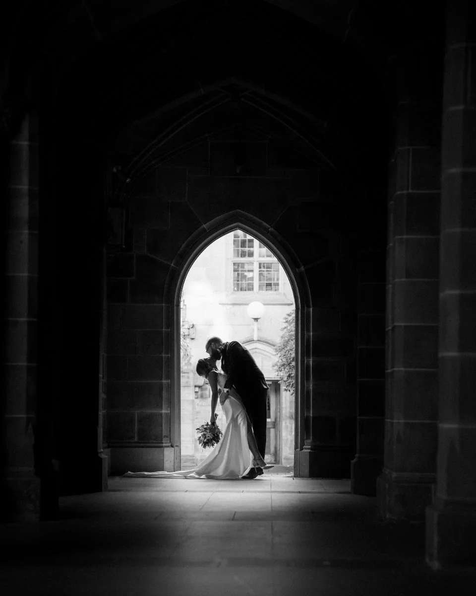 Fun fact: Hayley and Lachlan actually first met at Uni Melb, so it was the perfect full circle moment! Their connection turned the Old Quadrangle into a truly enchanting place.
After that, they tied the knot at The George Ballroom, where the celebra