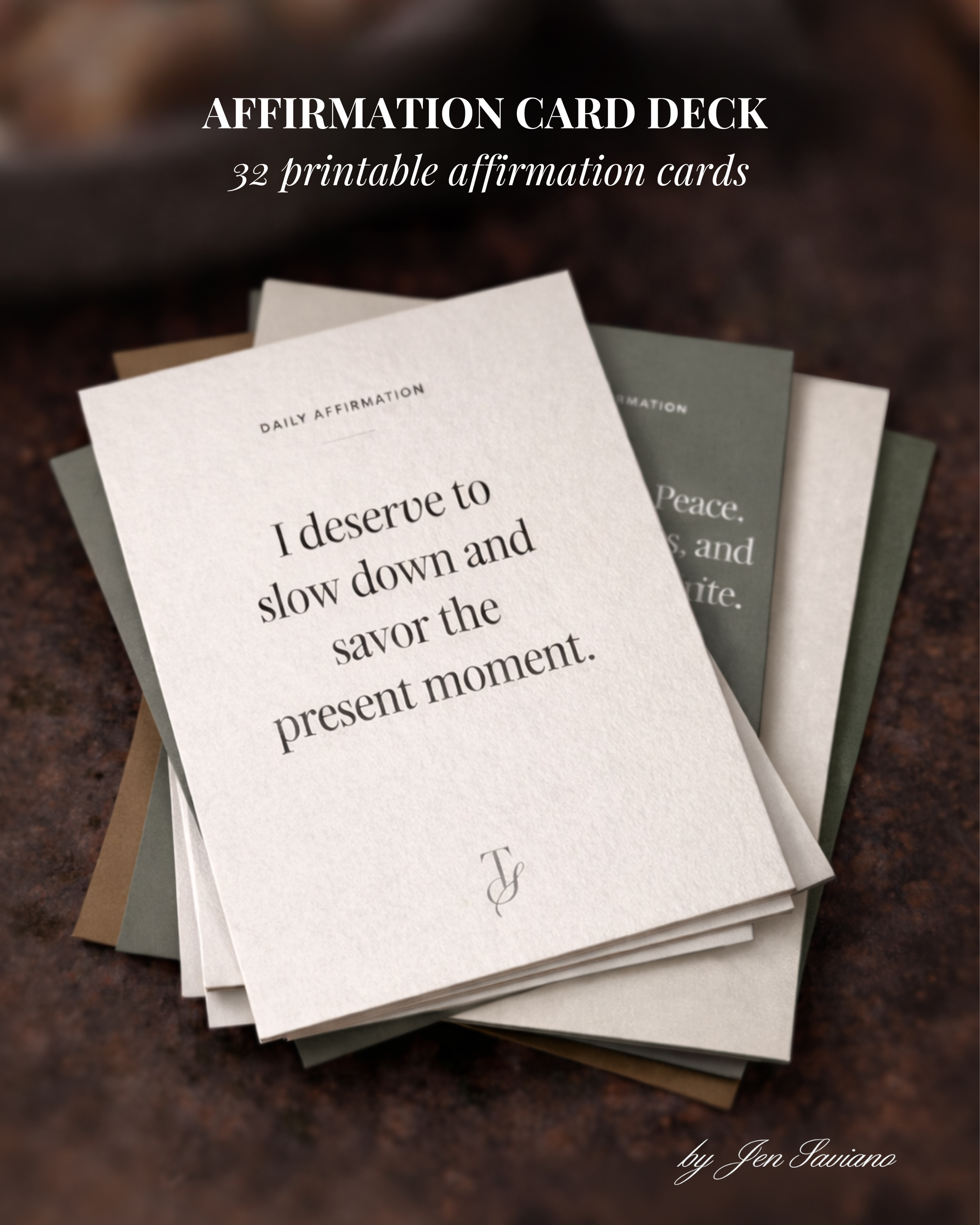 T&S Affirmation Cards — Printable Deck