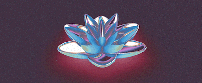 Monse’s CAD model of the chocolate lily was transformed into a spinning animation that projected on the dining room wall