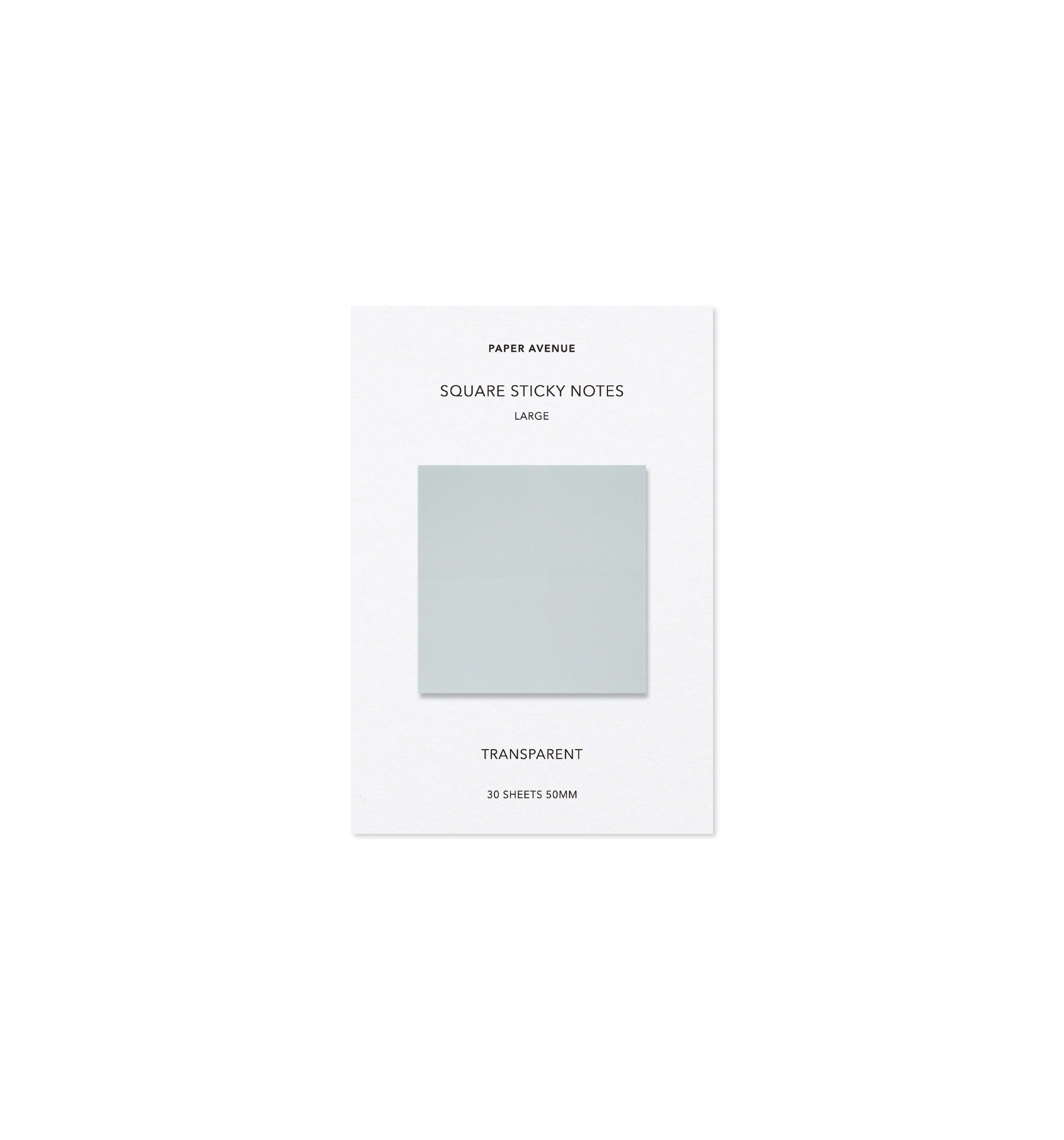 Large Square Transparent Sticky Notes Cloud