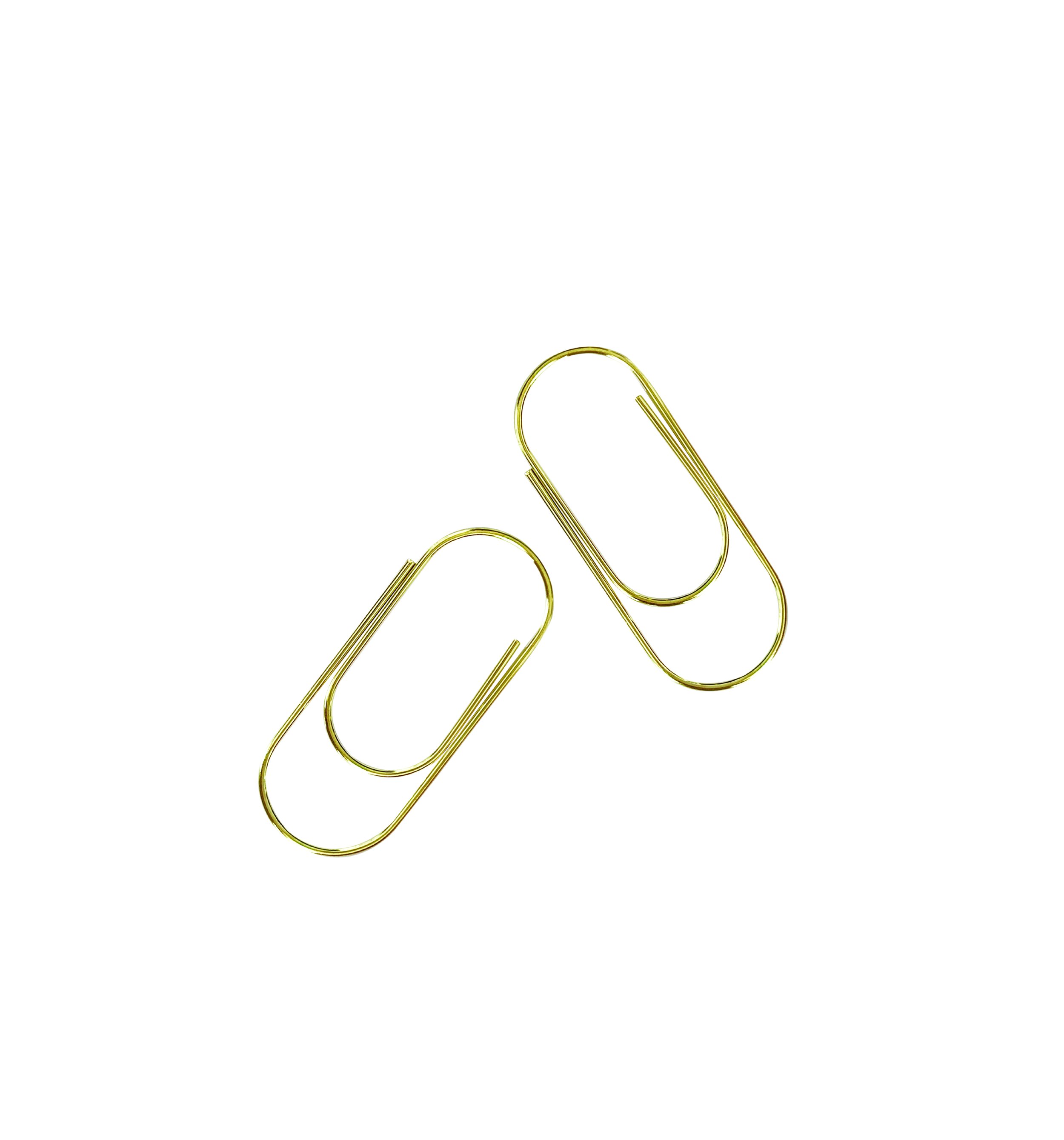 Large Paper Clips Gold