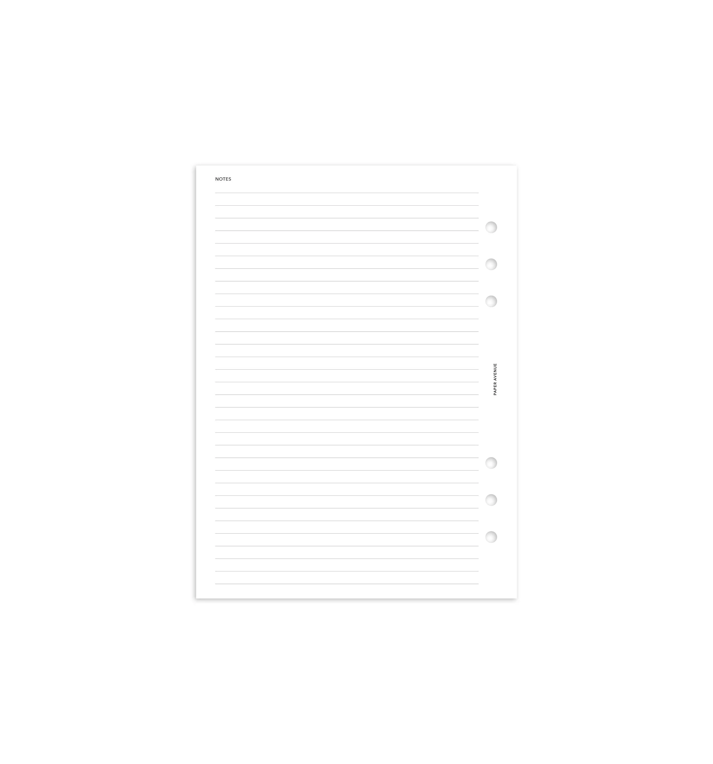 Planner Inserts Planner Dividers — Paper Avenue