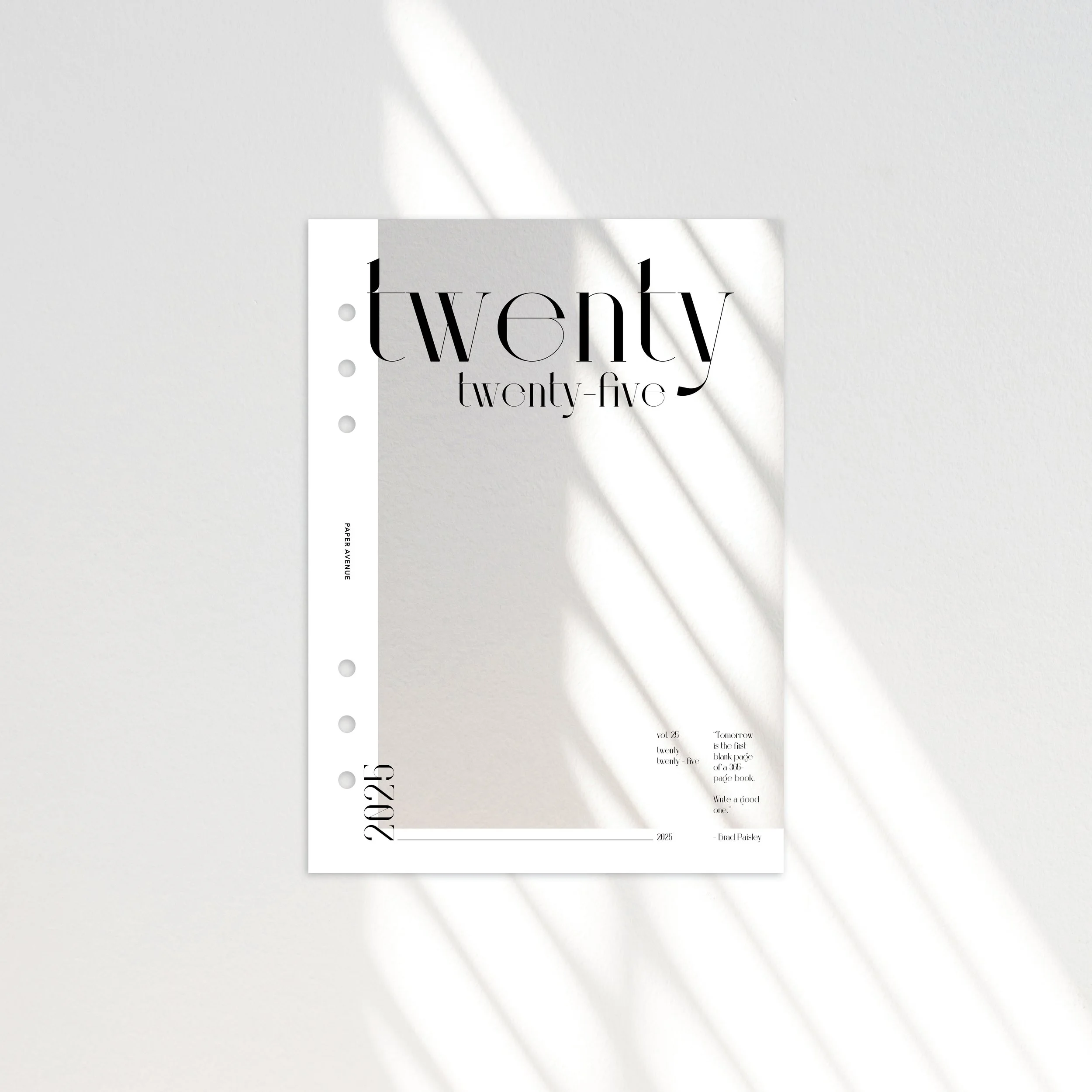 2025 Planner Dashboard