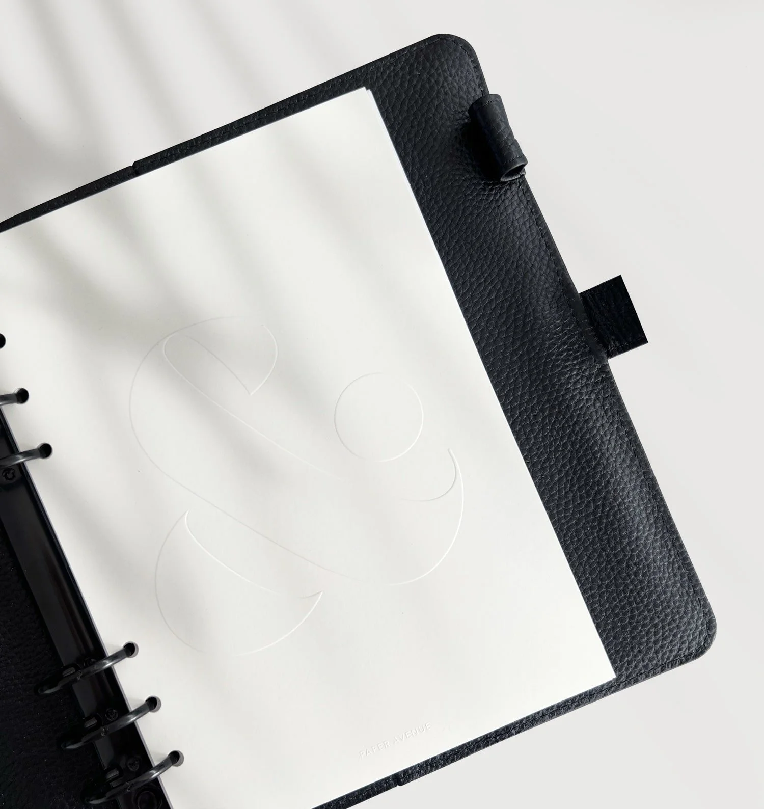 Embossed planner dashboard