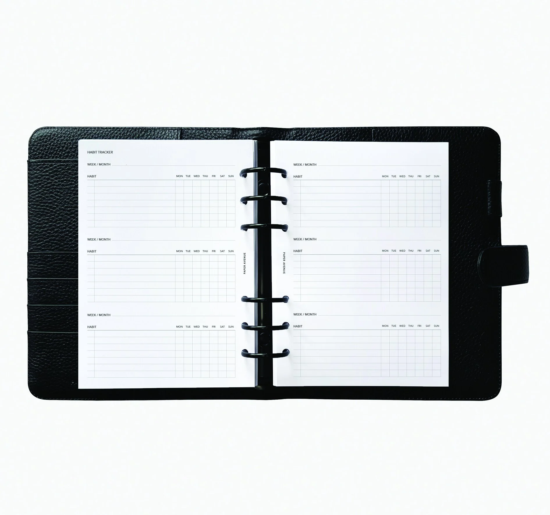 Habit Tracker planner inserts