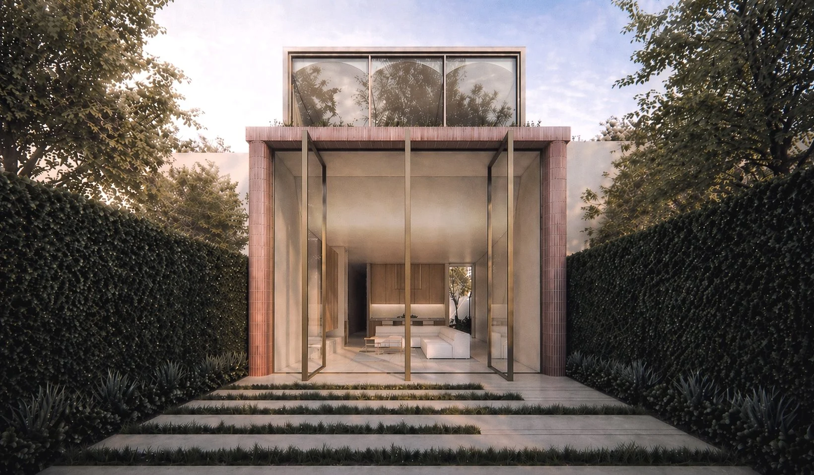 South Melbourne Residence, rear view.