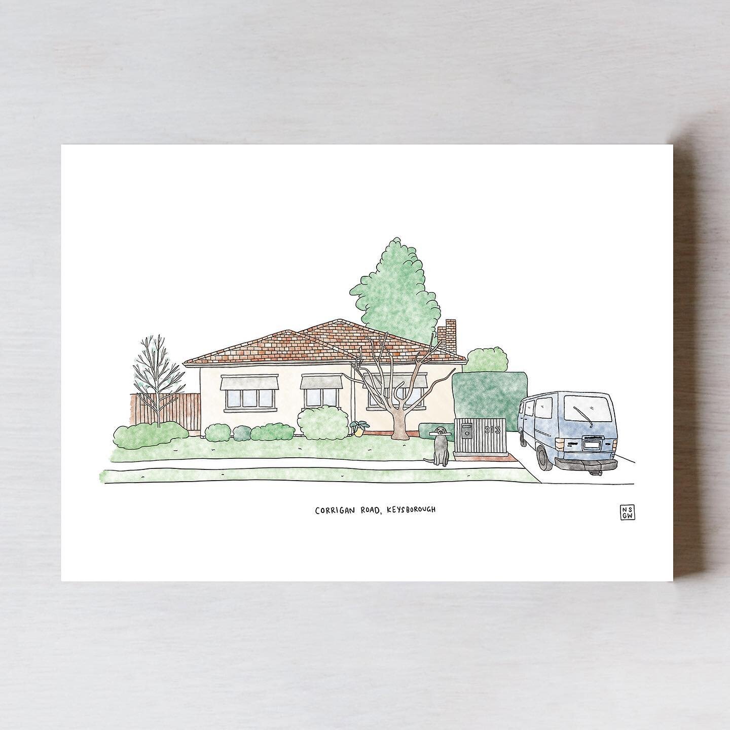 It&rsquo;s a little under one month til Mother&rsquo;s Day 🌸 I&rsquo;ve opened up a limited bunch of custom house drawings! 🖼️ They make the perfect gift &ndash; a timeless way to hold memories forever. More info at link in bio 💕