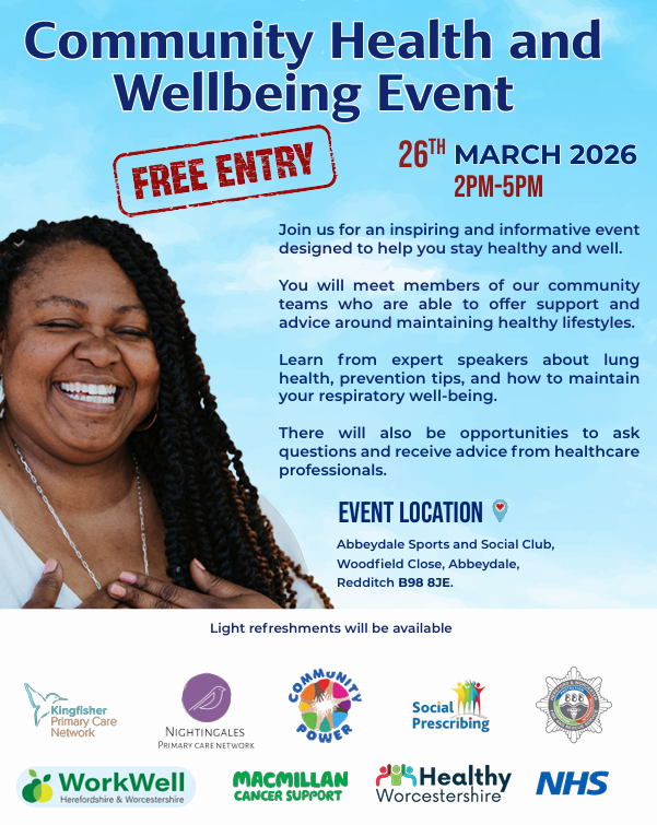 Community Health and Well being Event