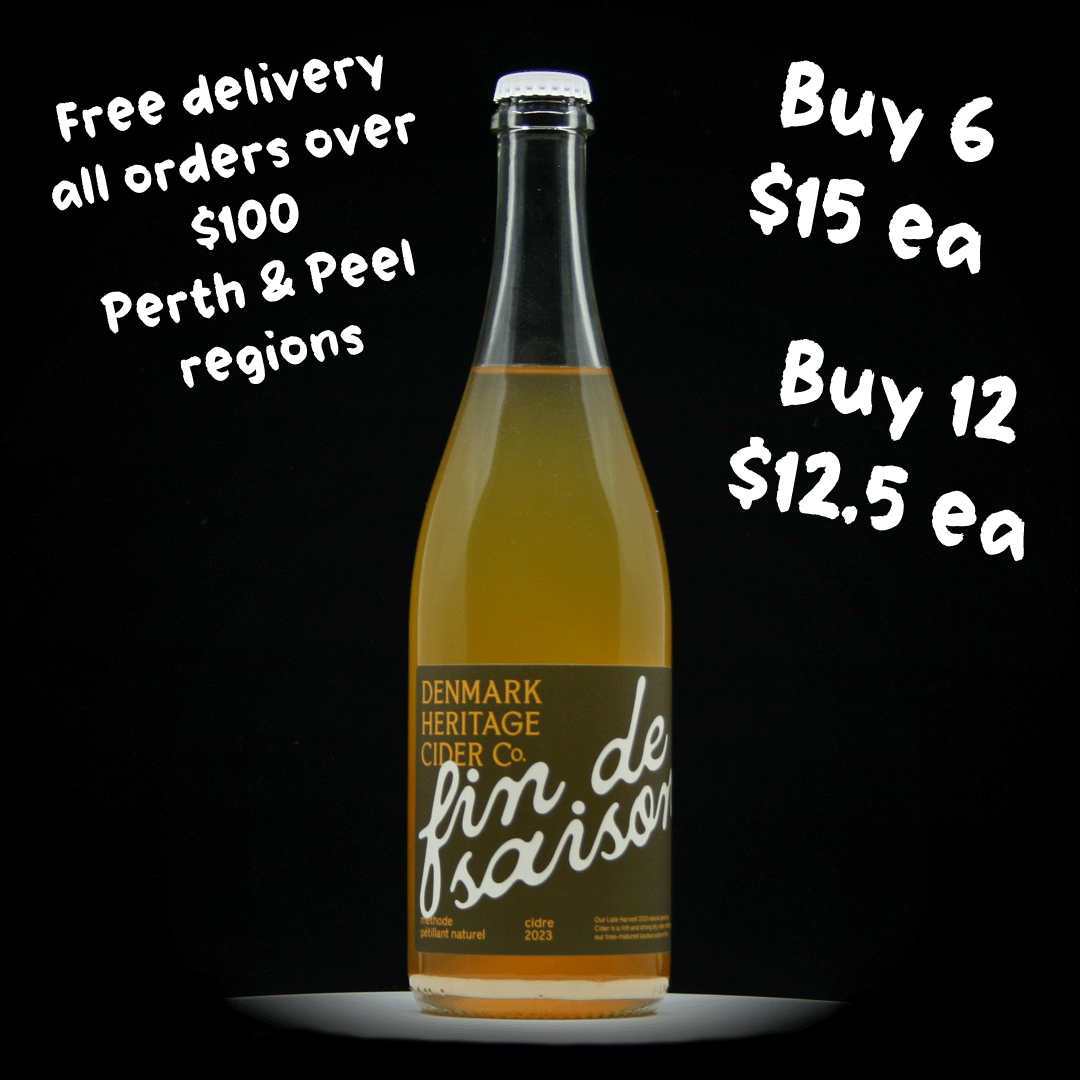 Fin de Saison (Pet Nat) 750 ml Sparkling Cider (12 or 6 x 750 ml)